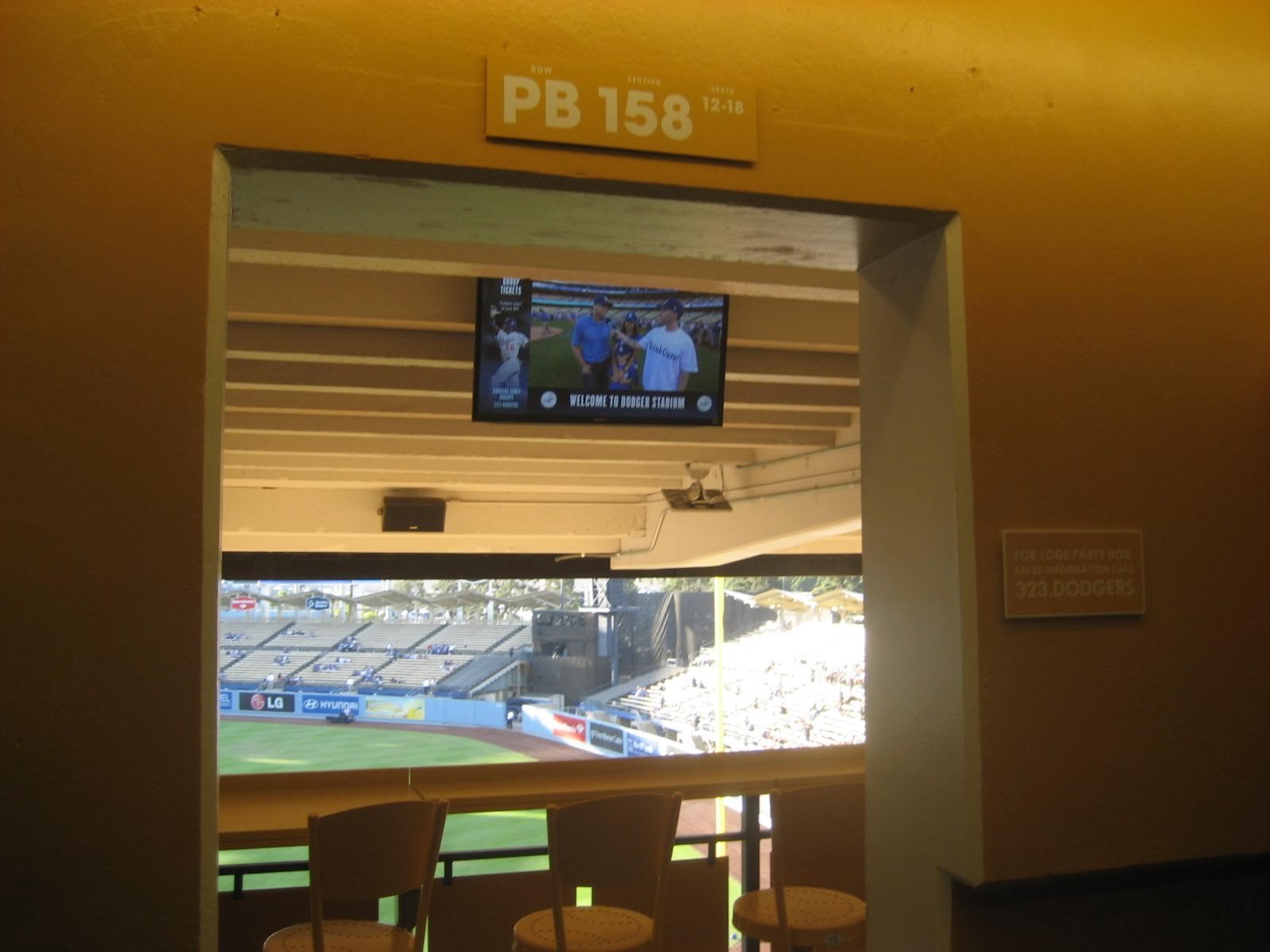 Dodger Stadium Suite Seating Chart