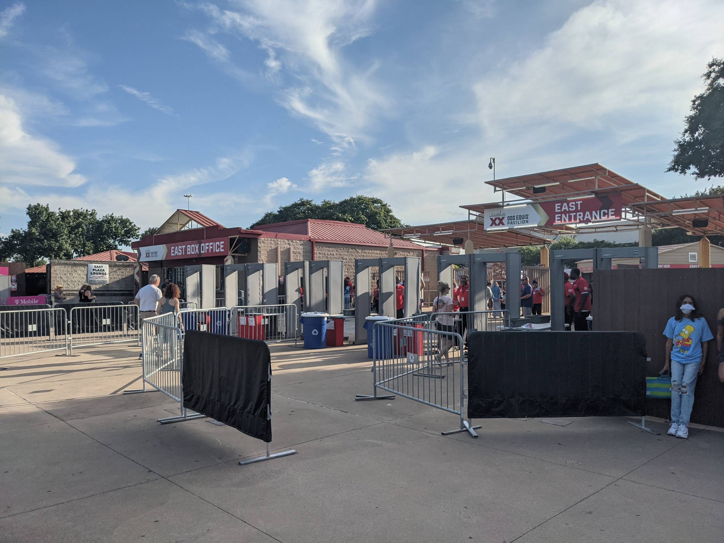 Entrance at Dos Equis Pavilion