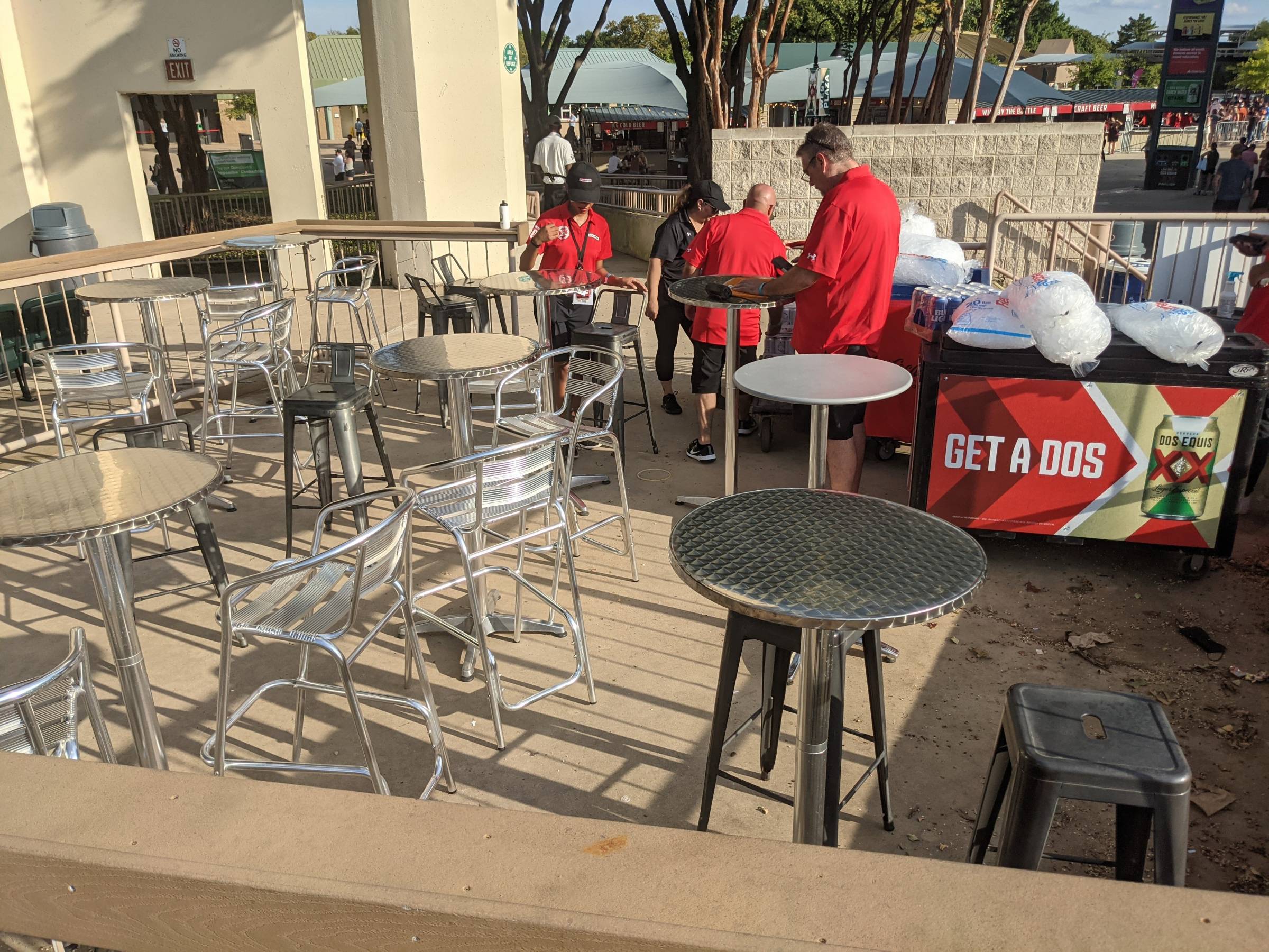 Inside Party Deck at Dos Equis Pavilion