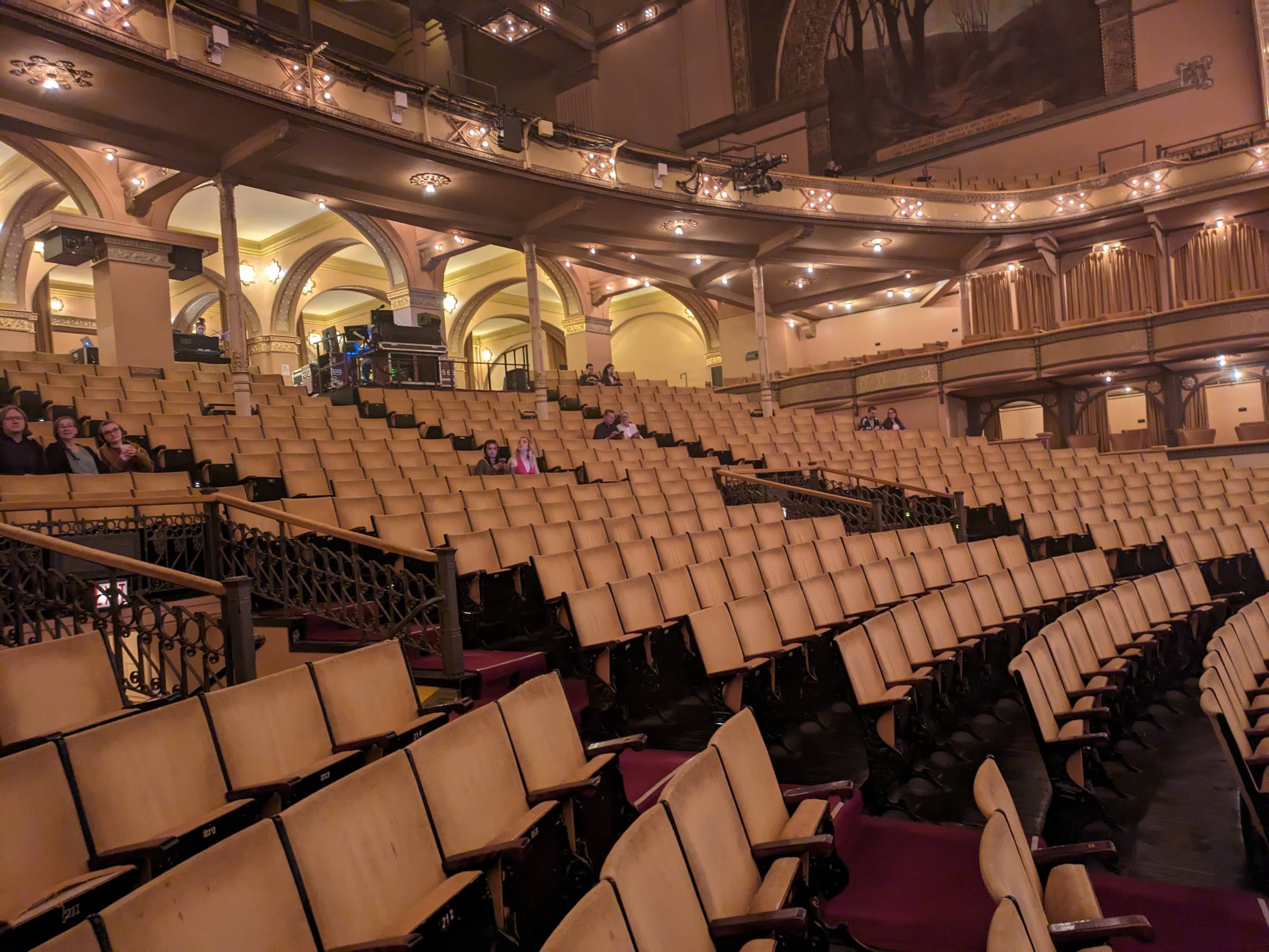 dress circle at auditorium theatre