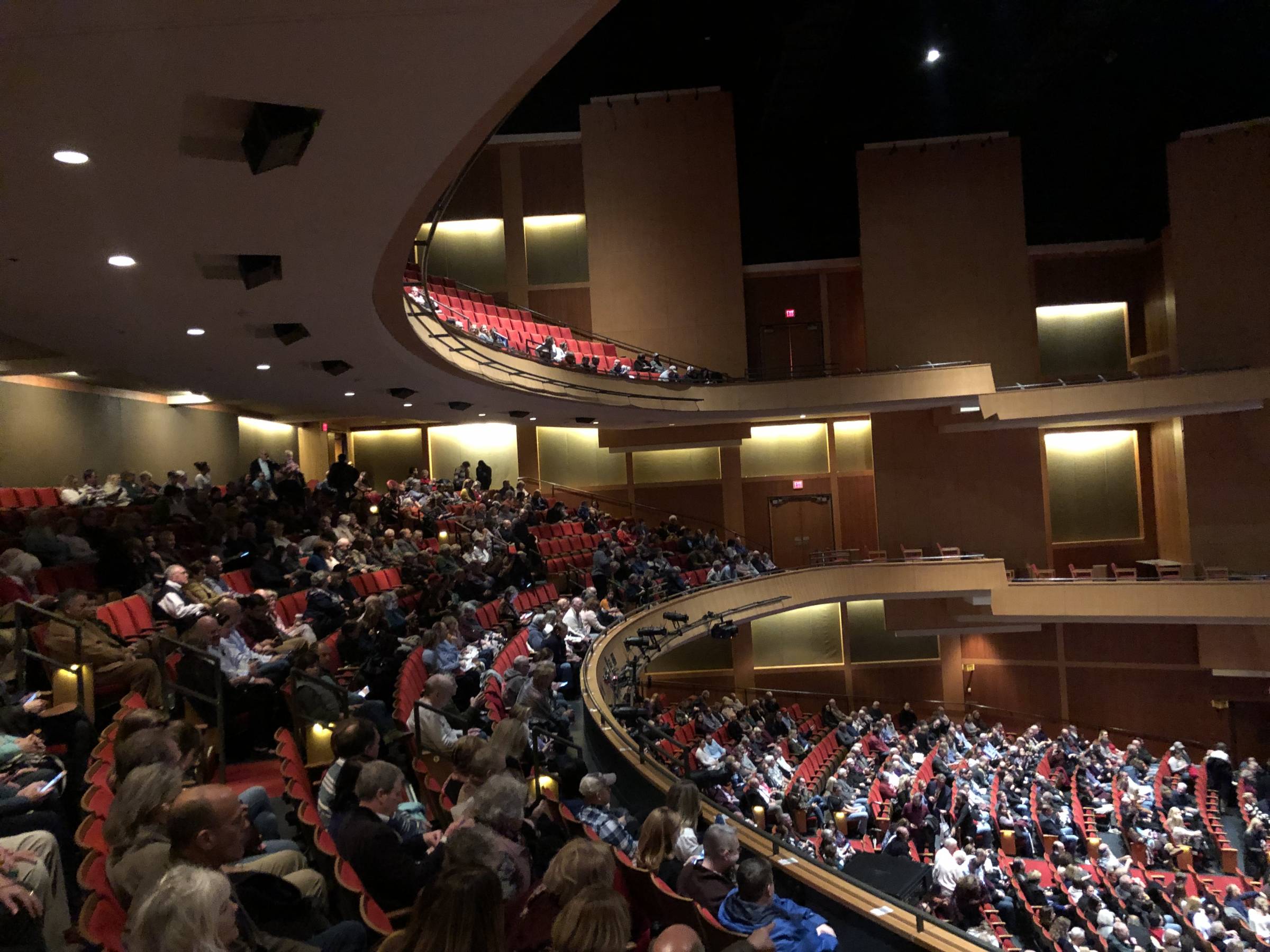 Seating view from the Grand Tier level