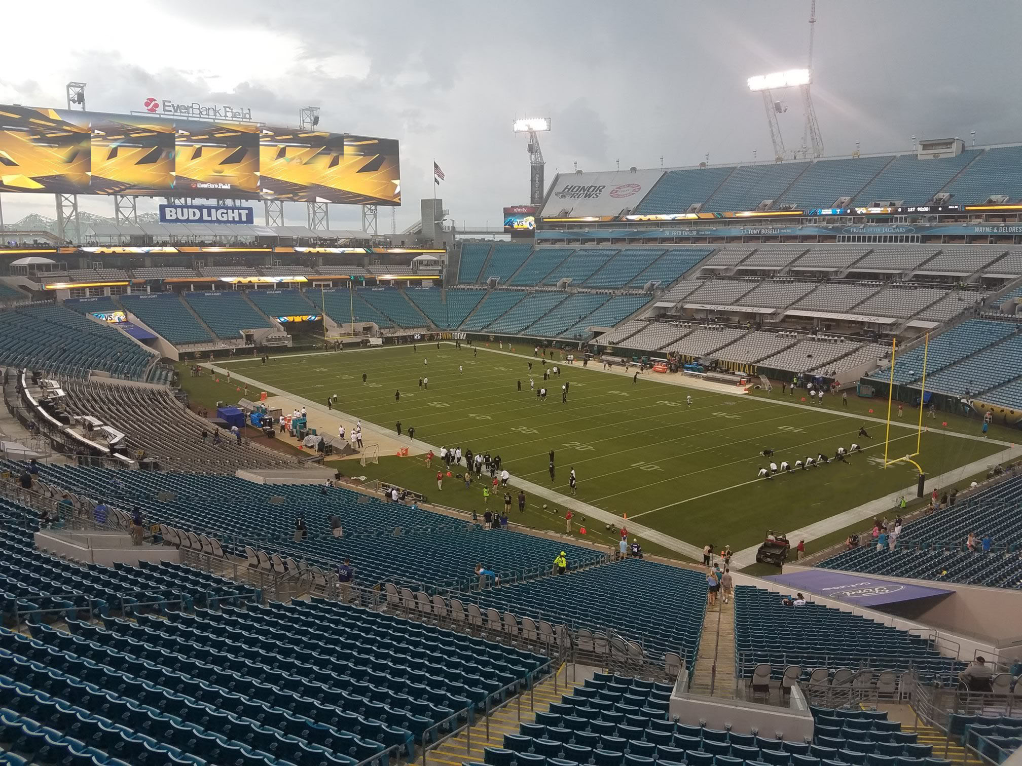 Jacksonville Jaguars Stadium Seating Chart Rows