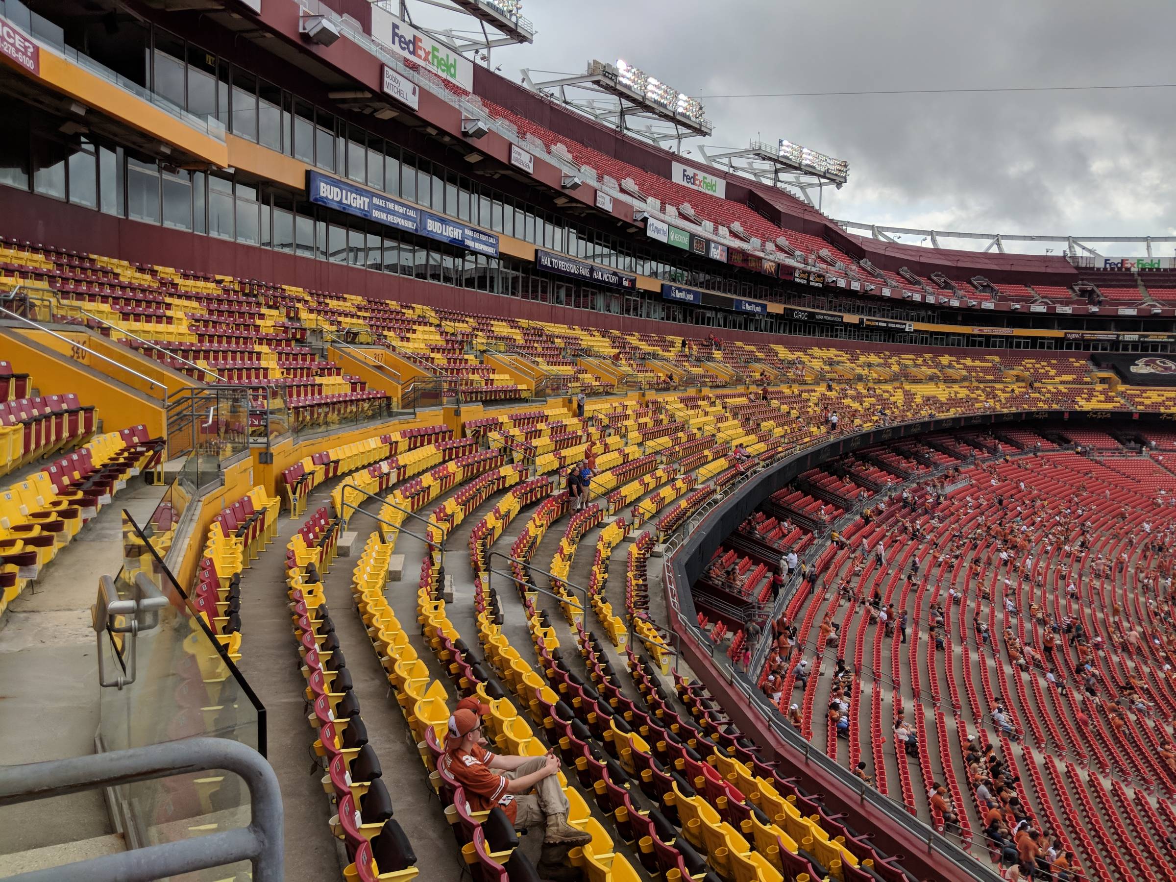 club level seats at FedEx Field