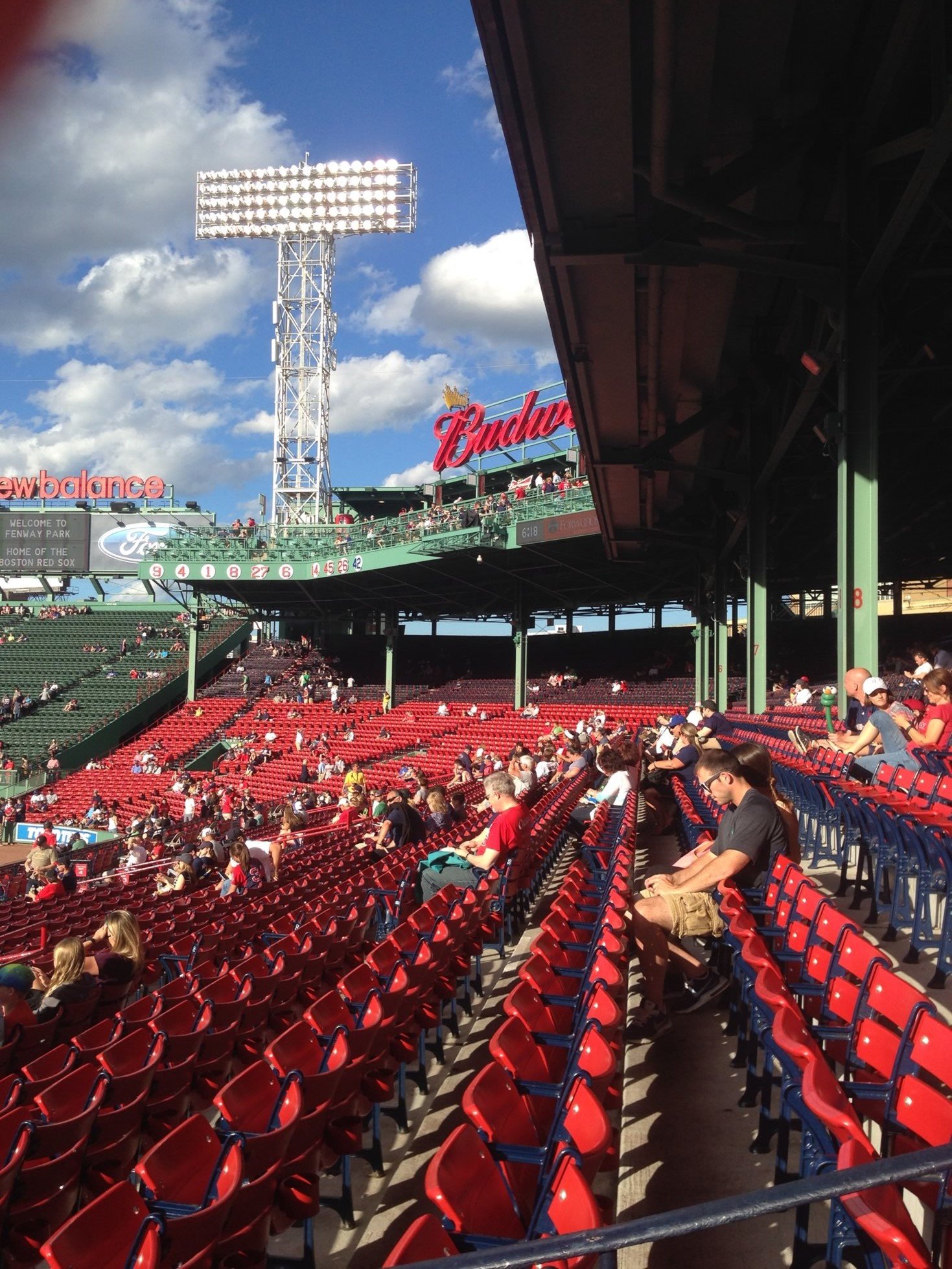 Fenway Park Seating Chart With Rows And Seat Numbers