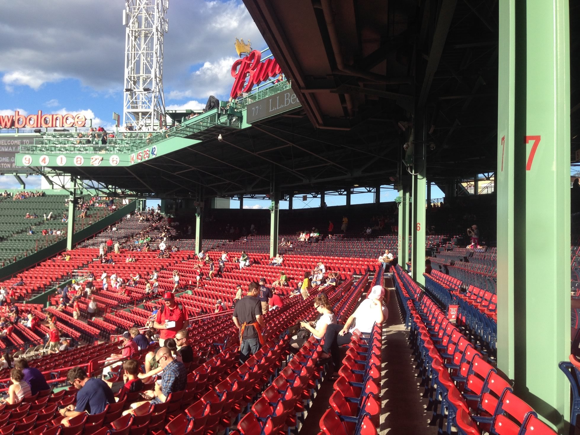 Fenway Park Concert Seating Chart With Rows And Seat Numbers