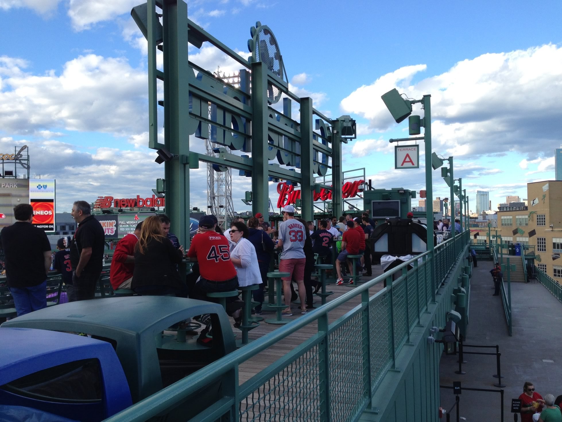 right field roof terrace a