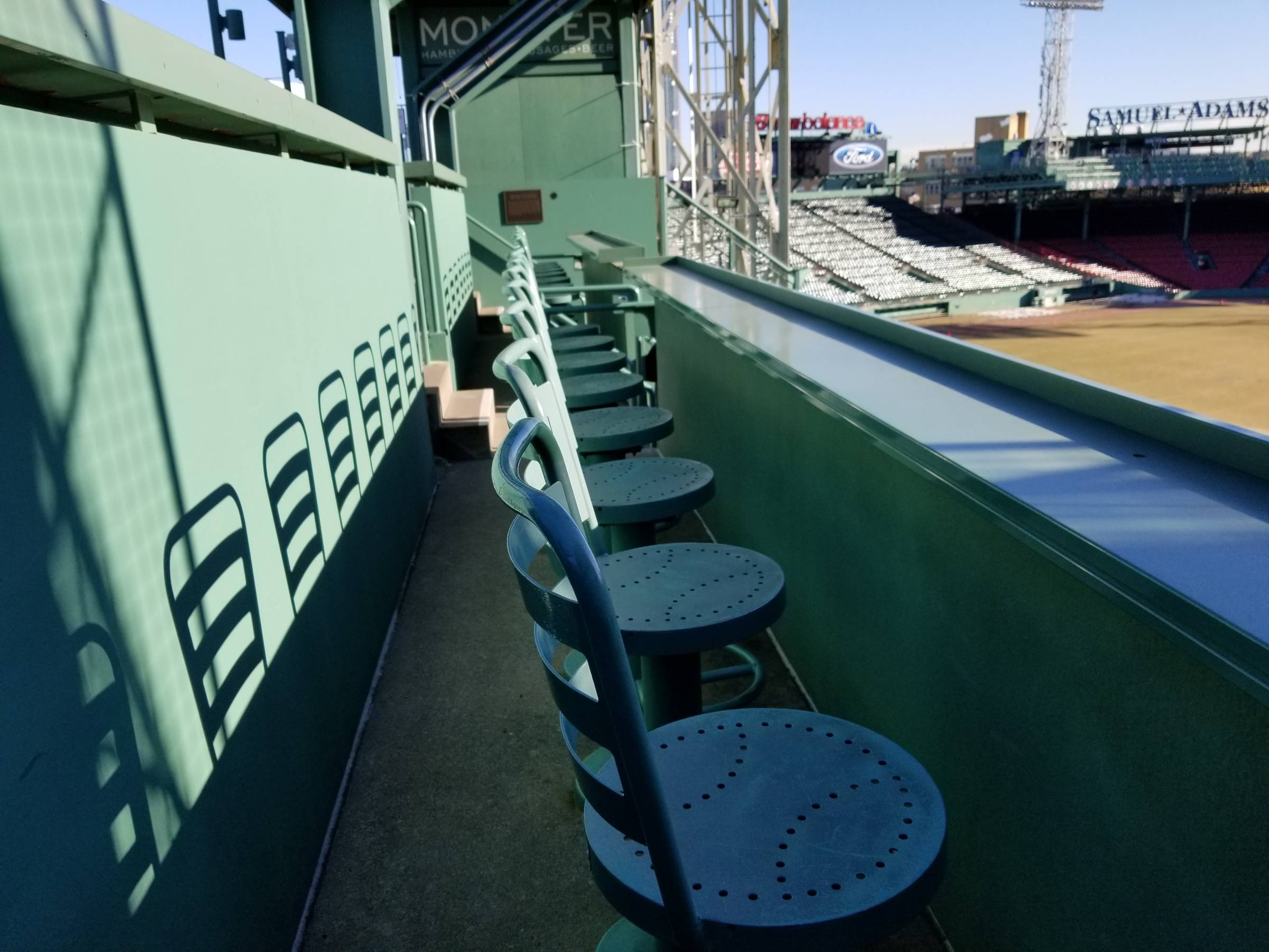 green monster seating chart