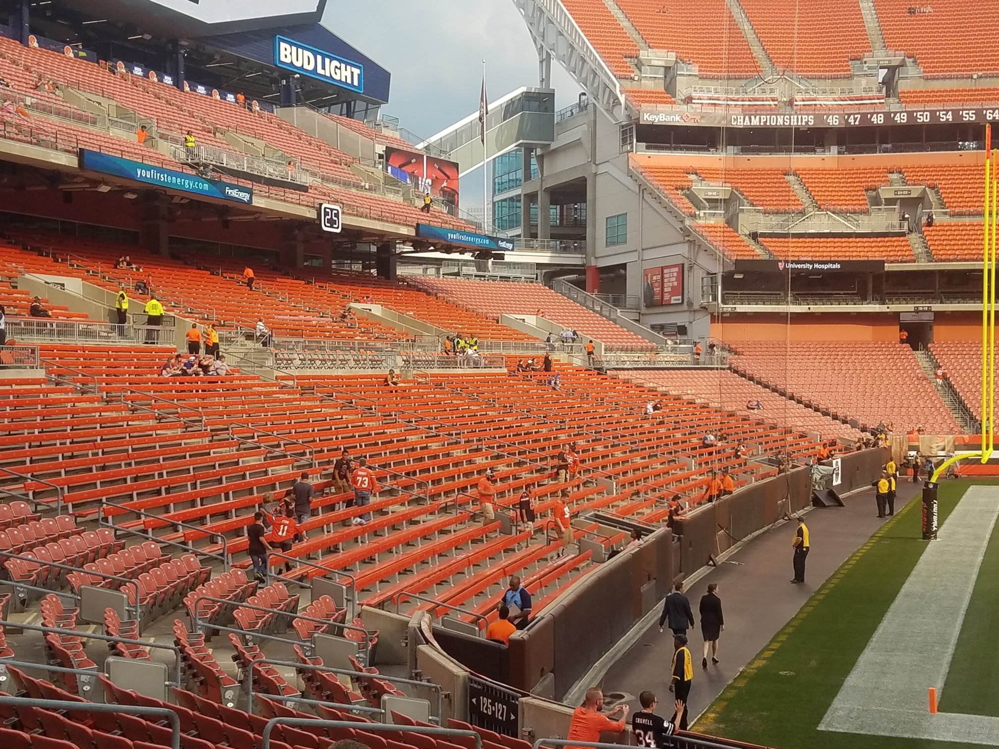 Cleveland Browns Stadium Seating Chart Rows