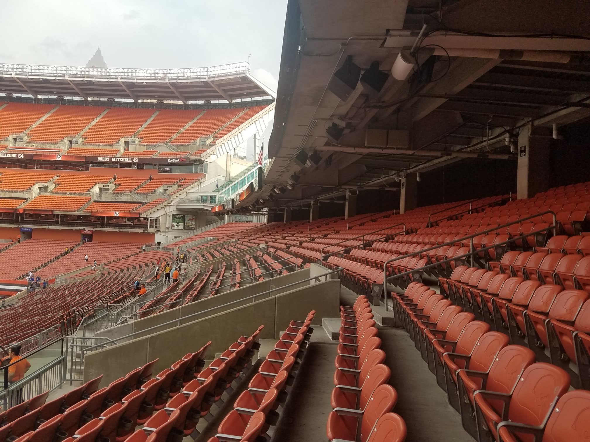 browns shaded seats