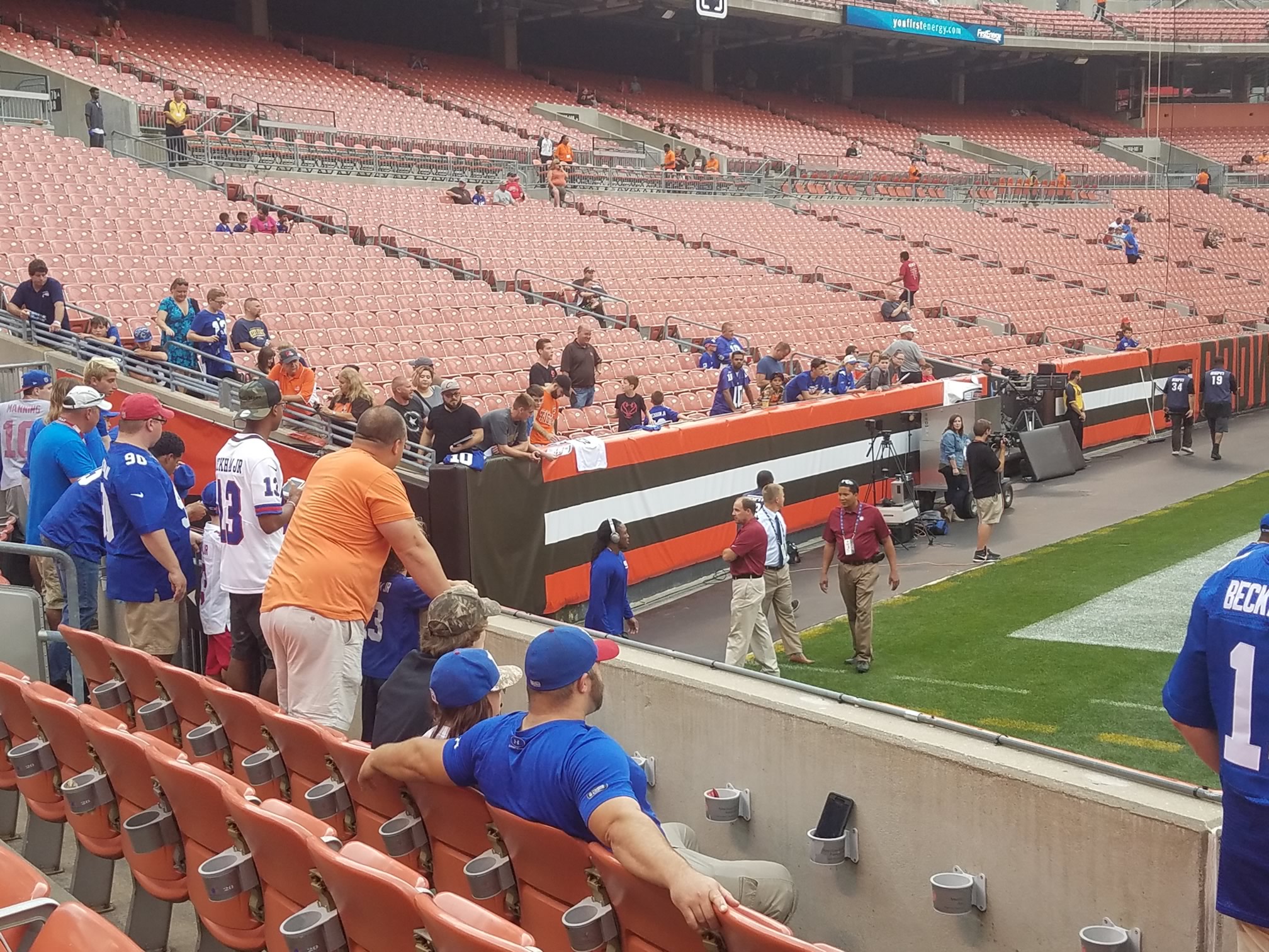 visitor tunnel for cleveland browns game