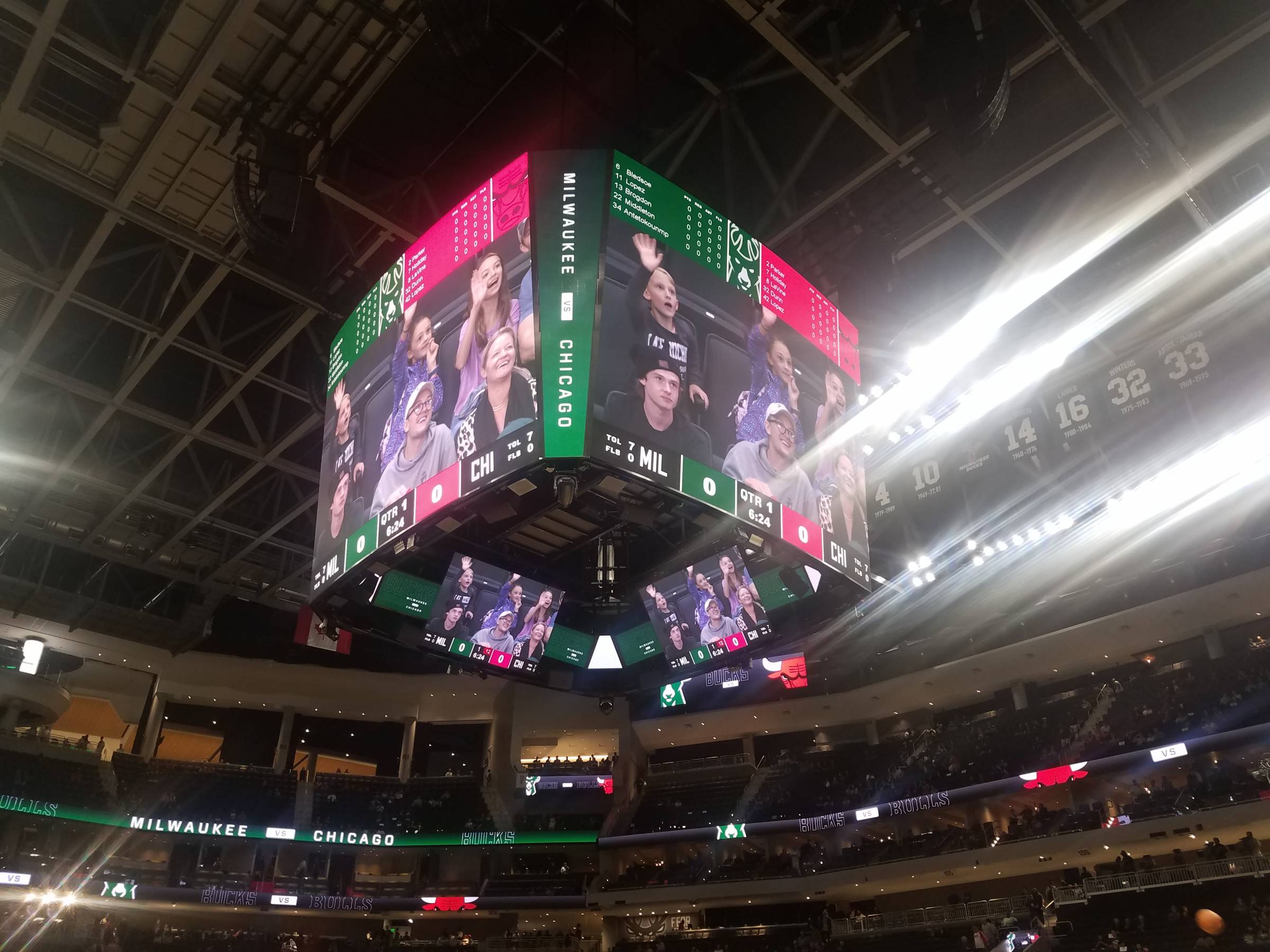 fiserv videoboard