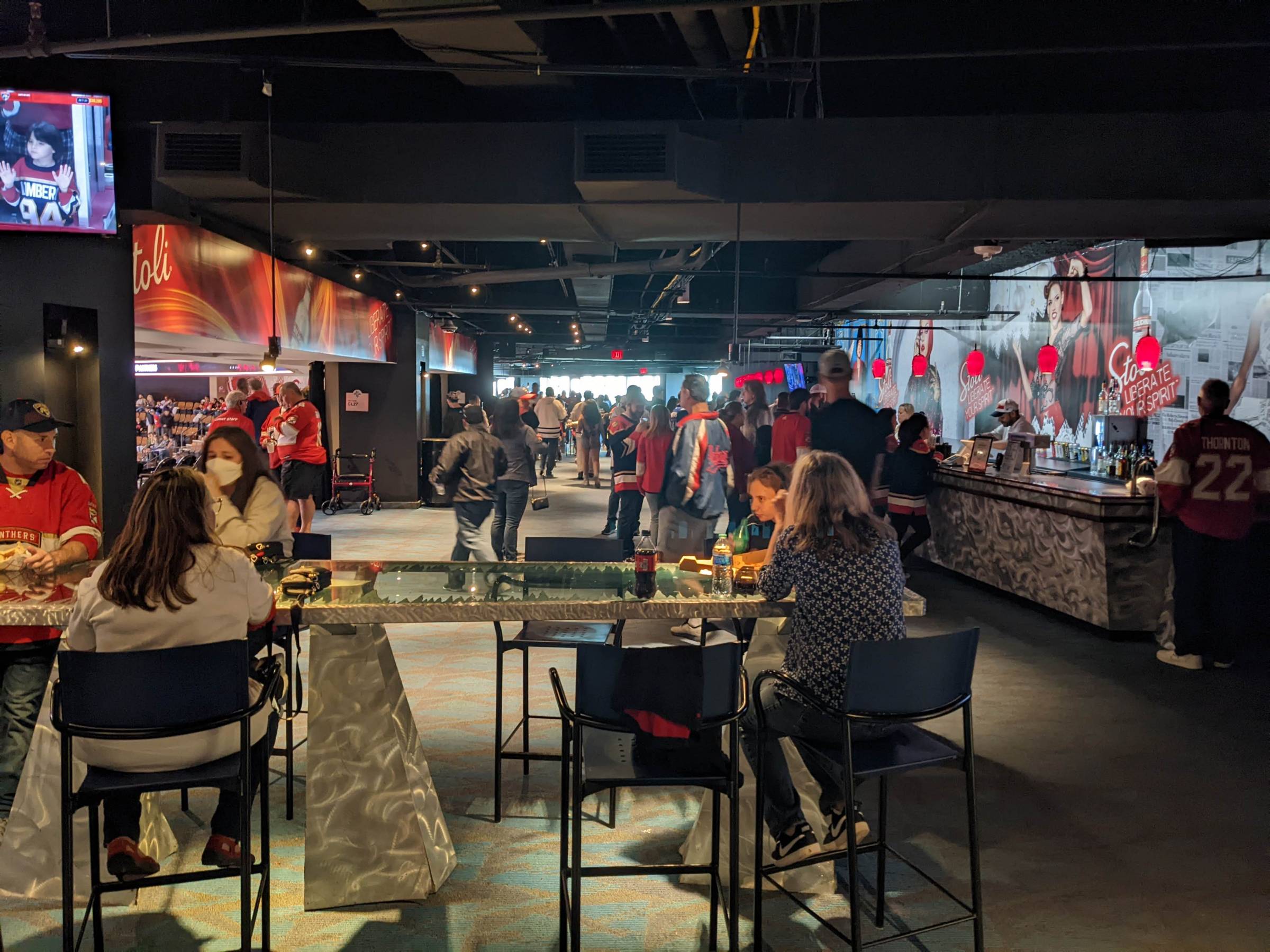 club level concourse