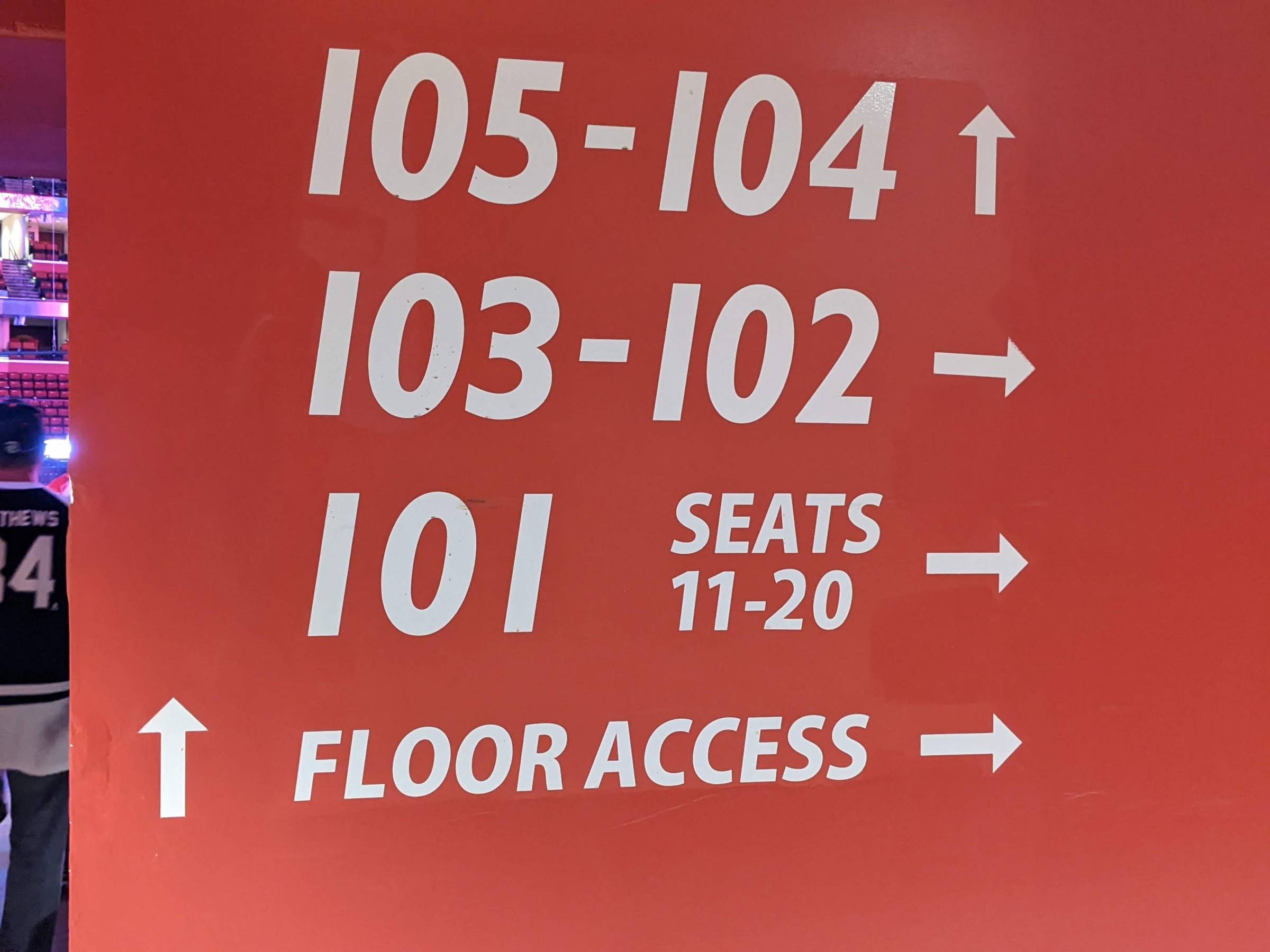 floor access sign fla live arena