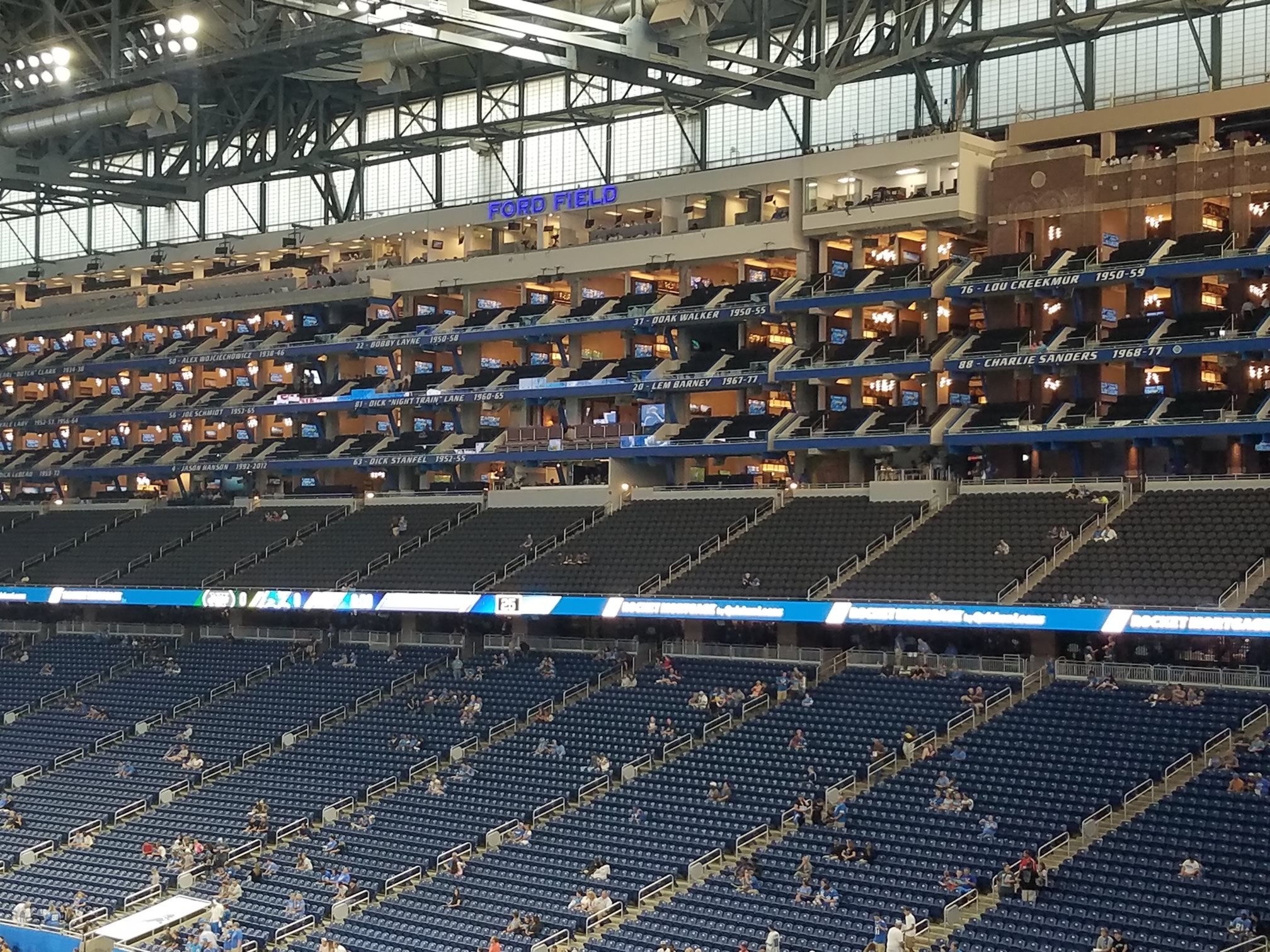 Ford Field Seating Chart View