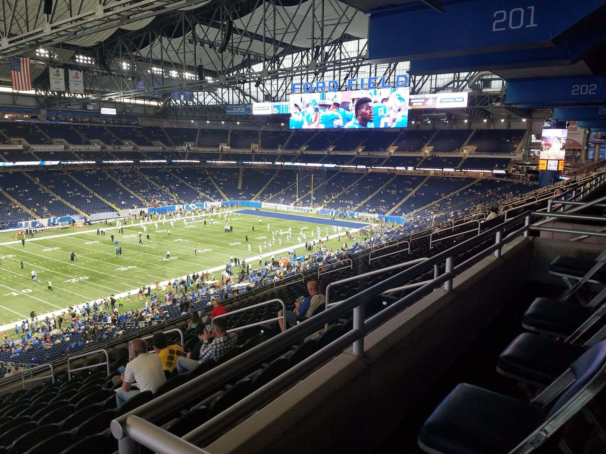 Detroit Lions Stadium Seating Chart