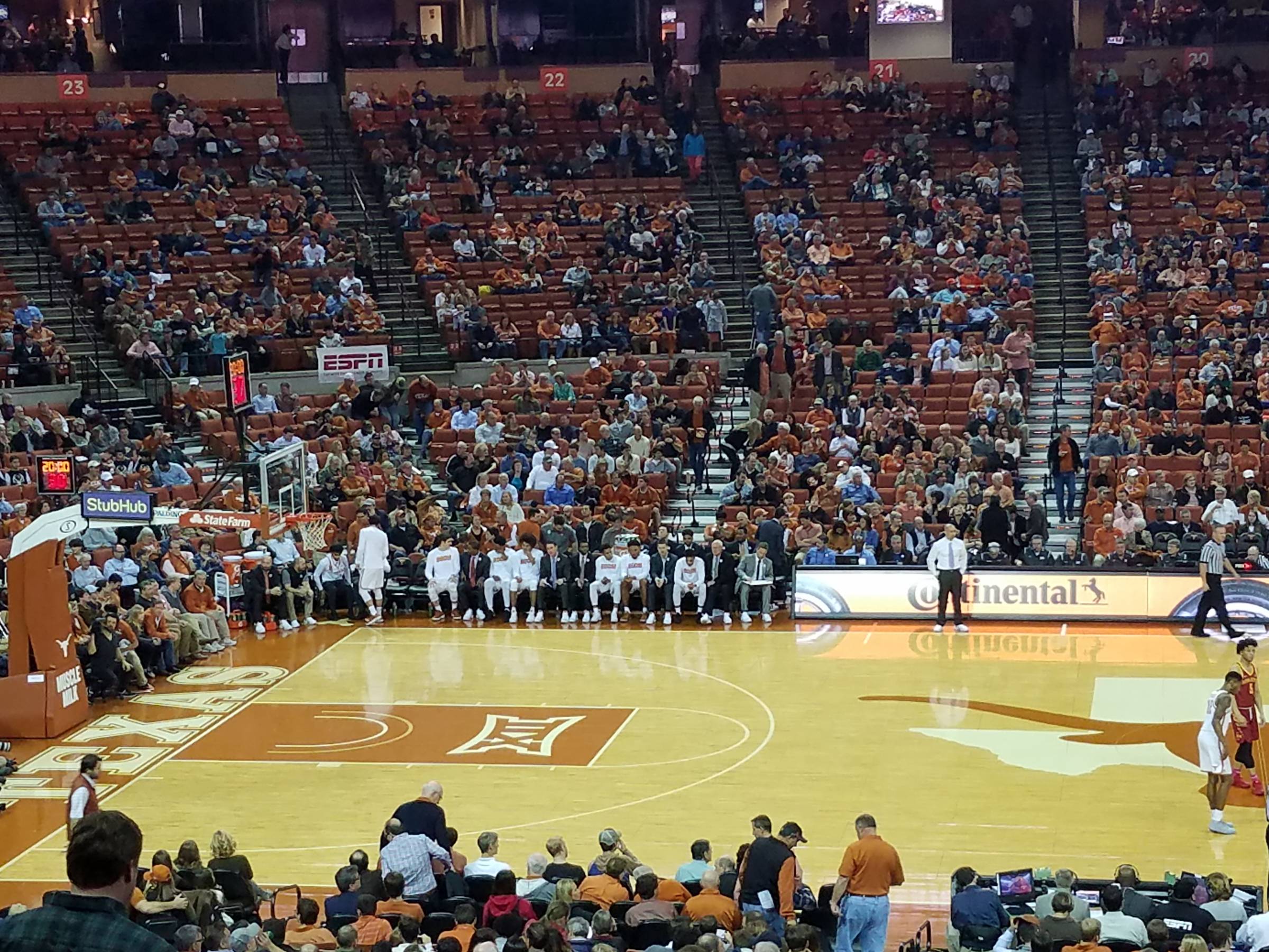 Ut Basketball Arena Seating Chart