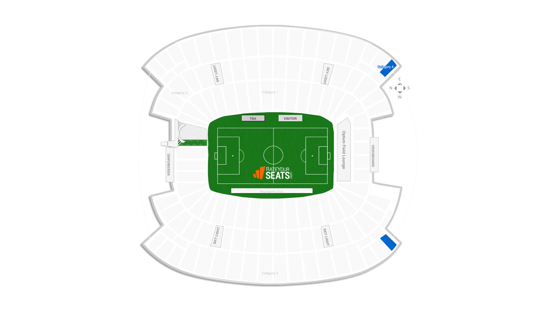  Gillette Stadium Category 4 Seating