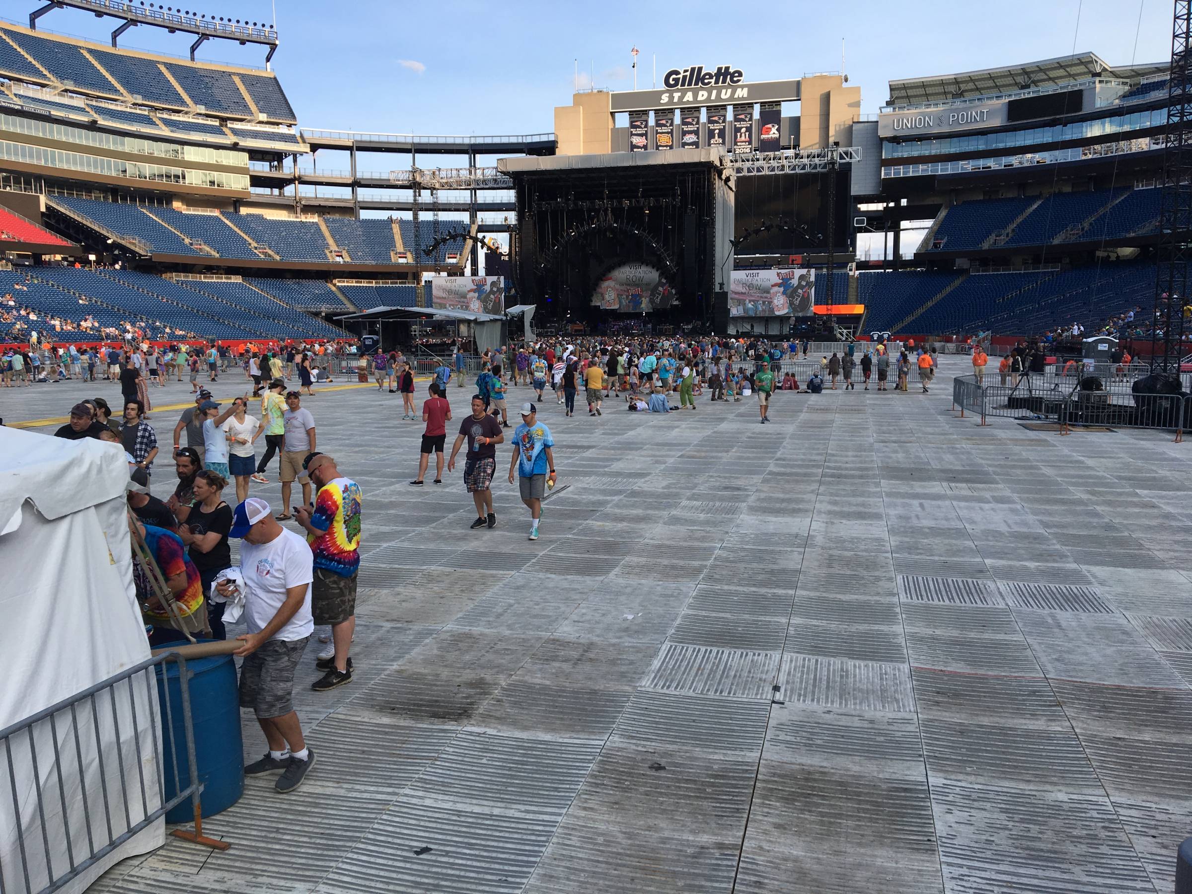 Gillette Stadium Field Seats For