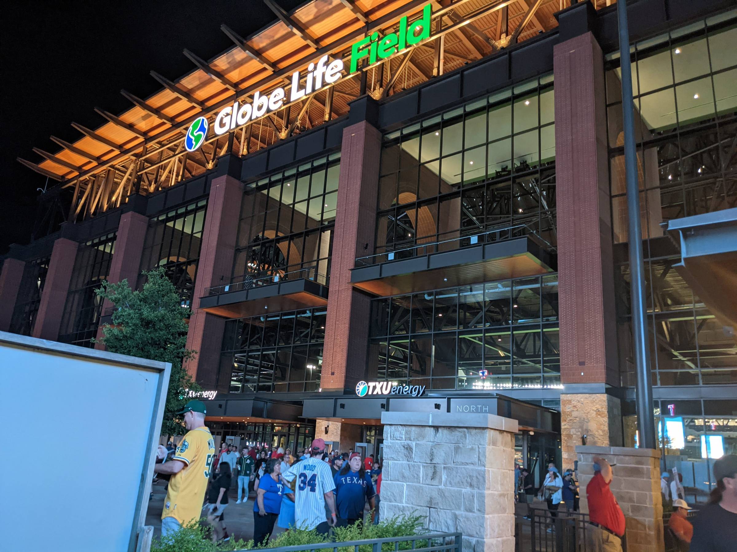 Outside of Globe Life Field