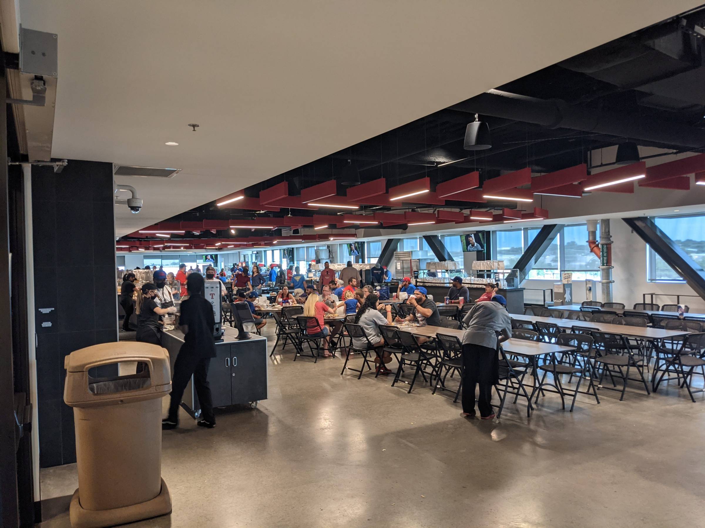 All you can eat lounge at Globe Life Field