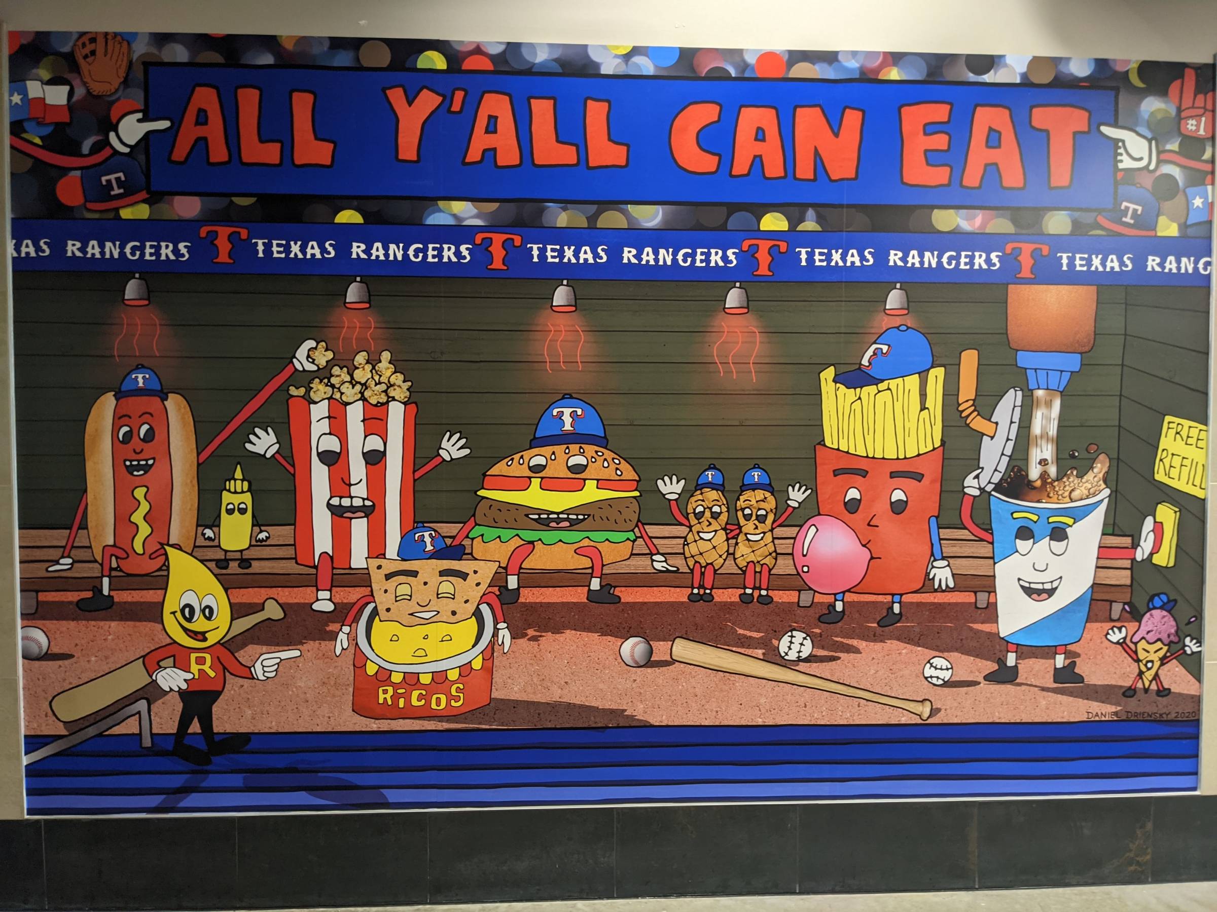 All you can eat mural