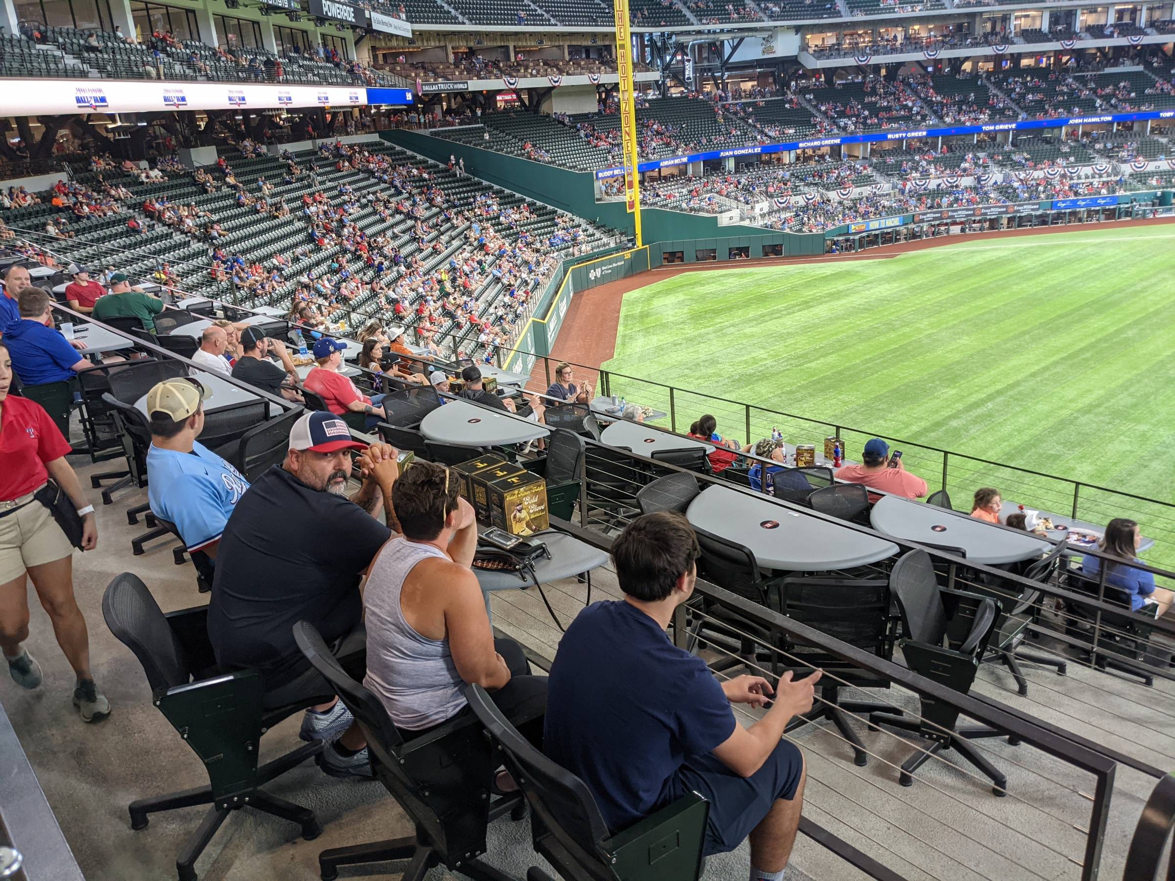 Batters Eye Seats at Globe Life Field