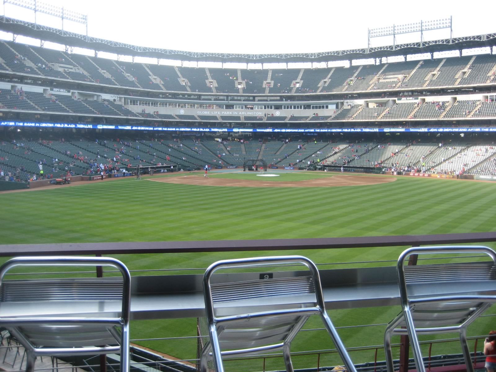 Rangers Ballpark In Arlington Seating Chart