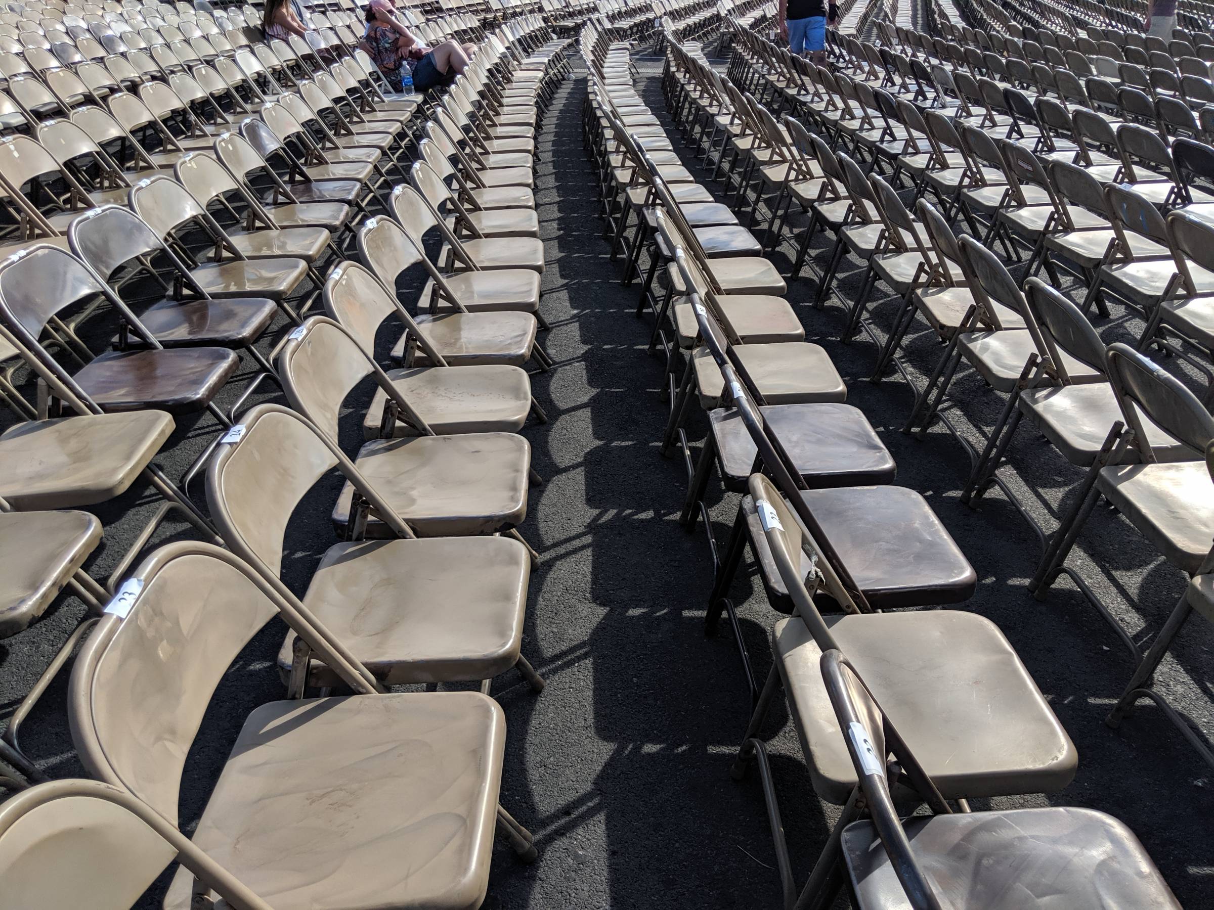 Reserved Seating Folding Chairs