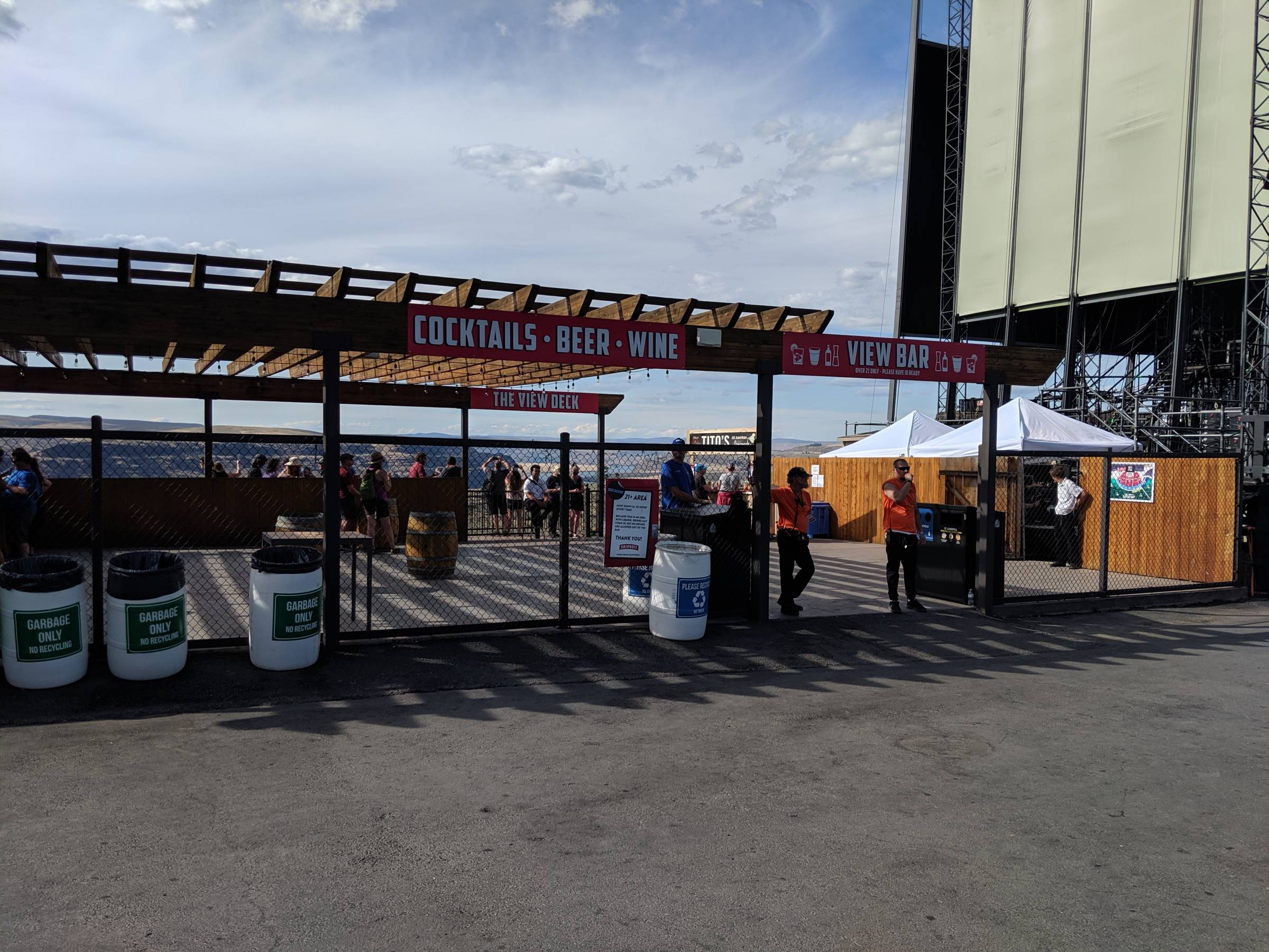 View Bar at The Gorge