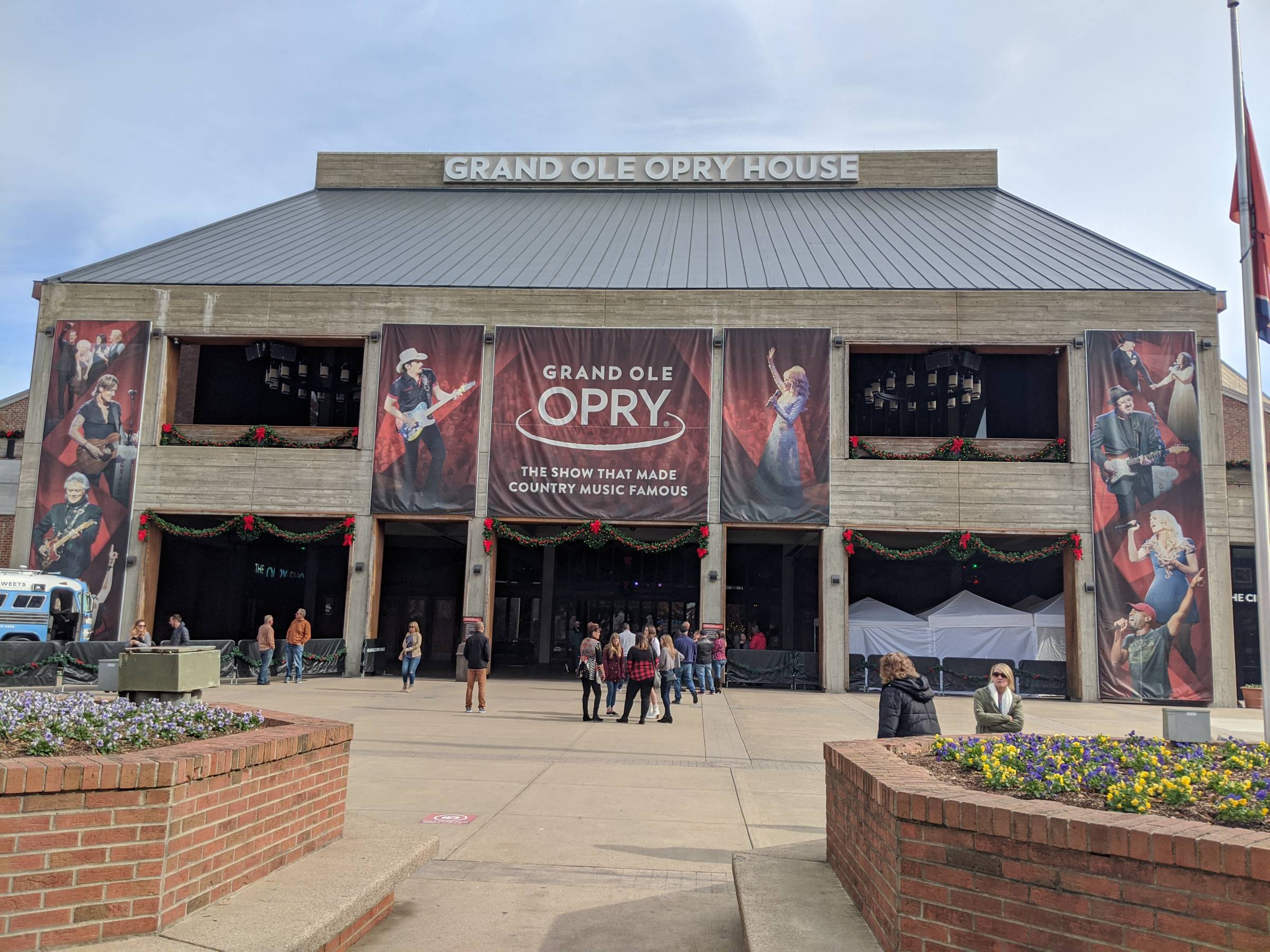 outside grand ole opry house in Nashville