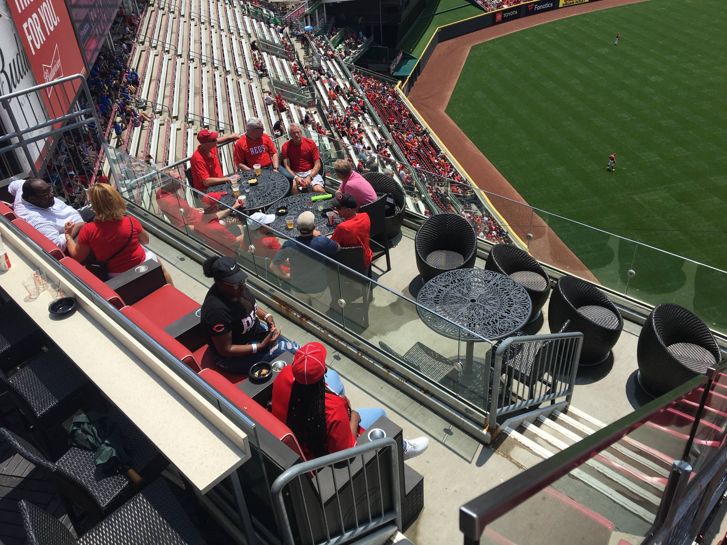 District seating at Great American Ballpark