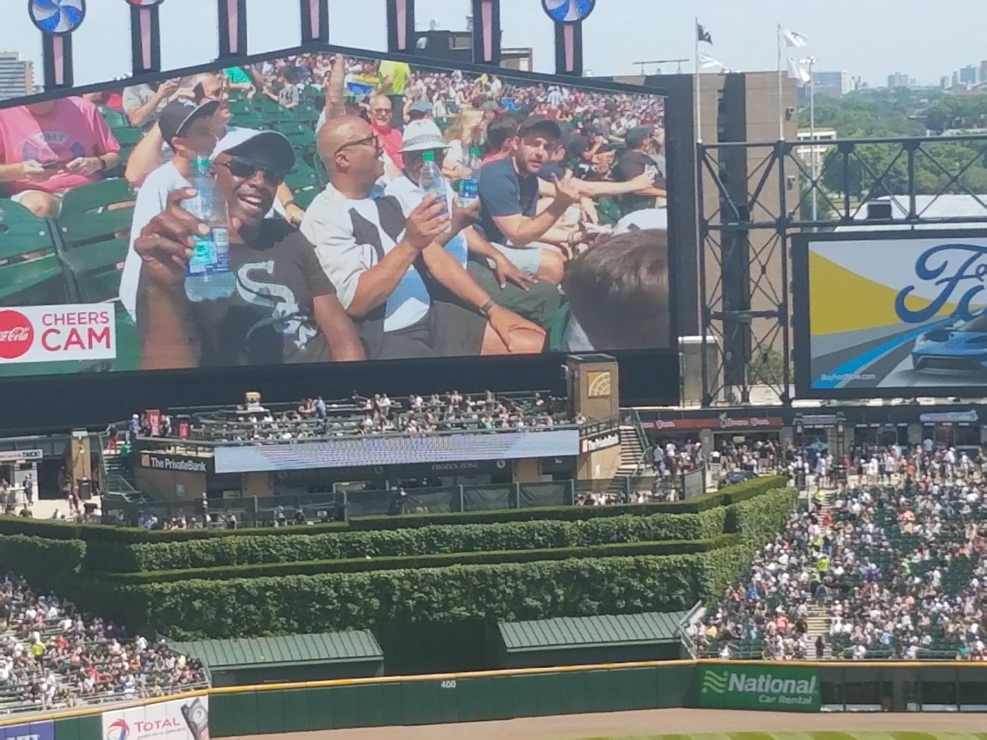 guaranteed rate field scoreboard