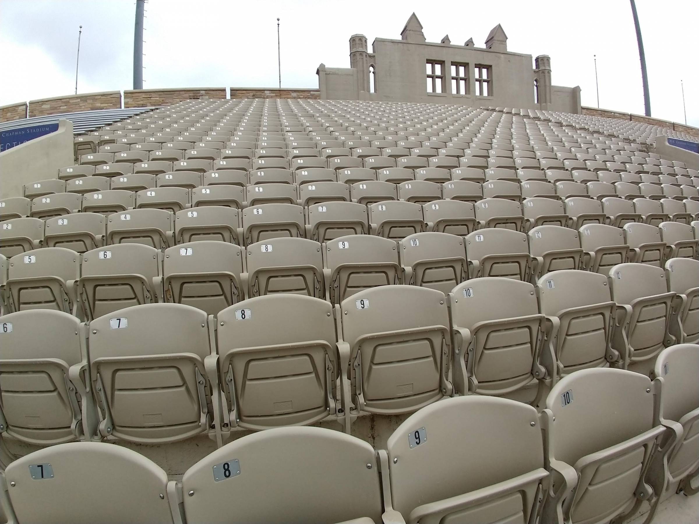 Special Chairback Seats at H.A. Chapman Stadium