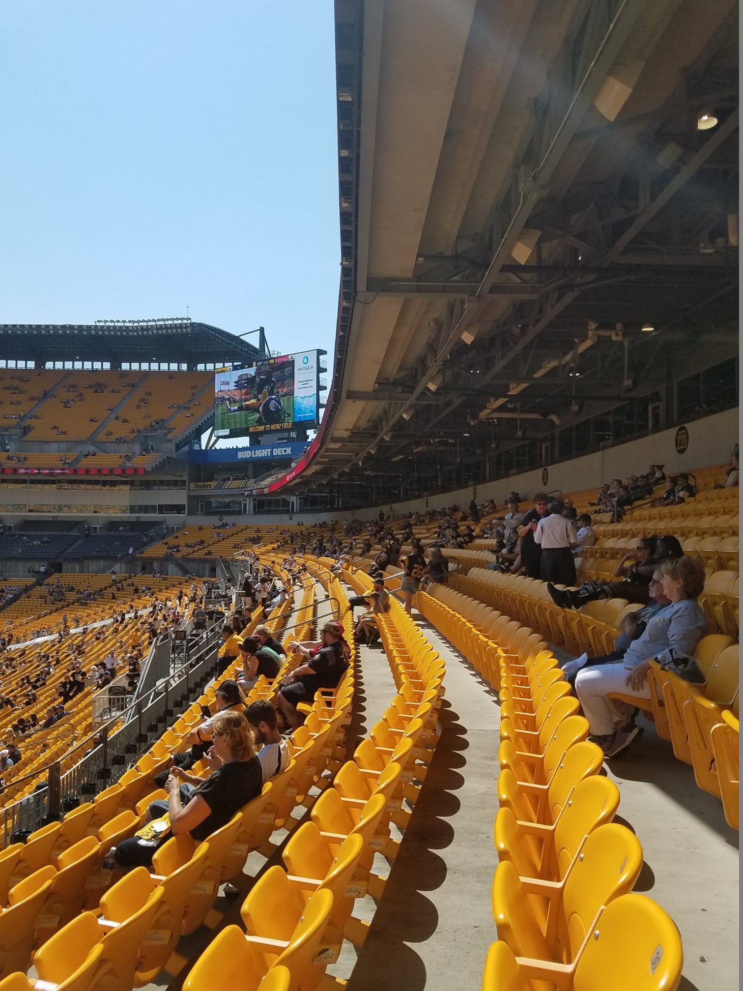 Steeler Game Seating Chart