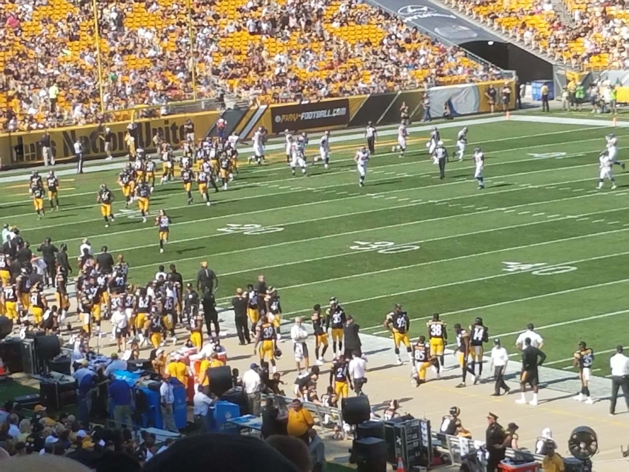 Steeler Game Seating Chart