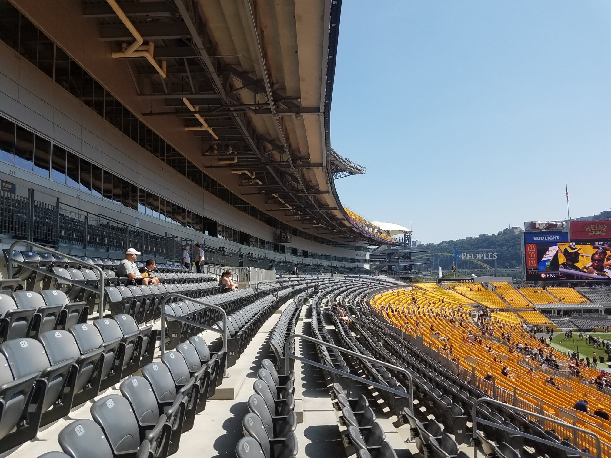 Pittsburgh Steelers Seating Chart Rows