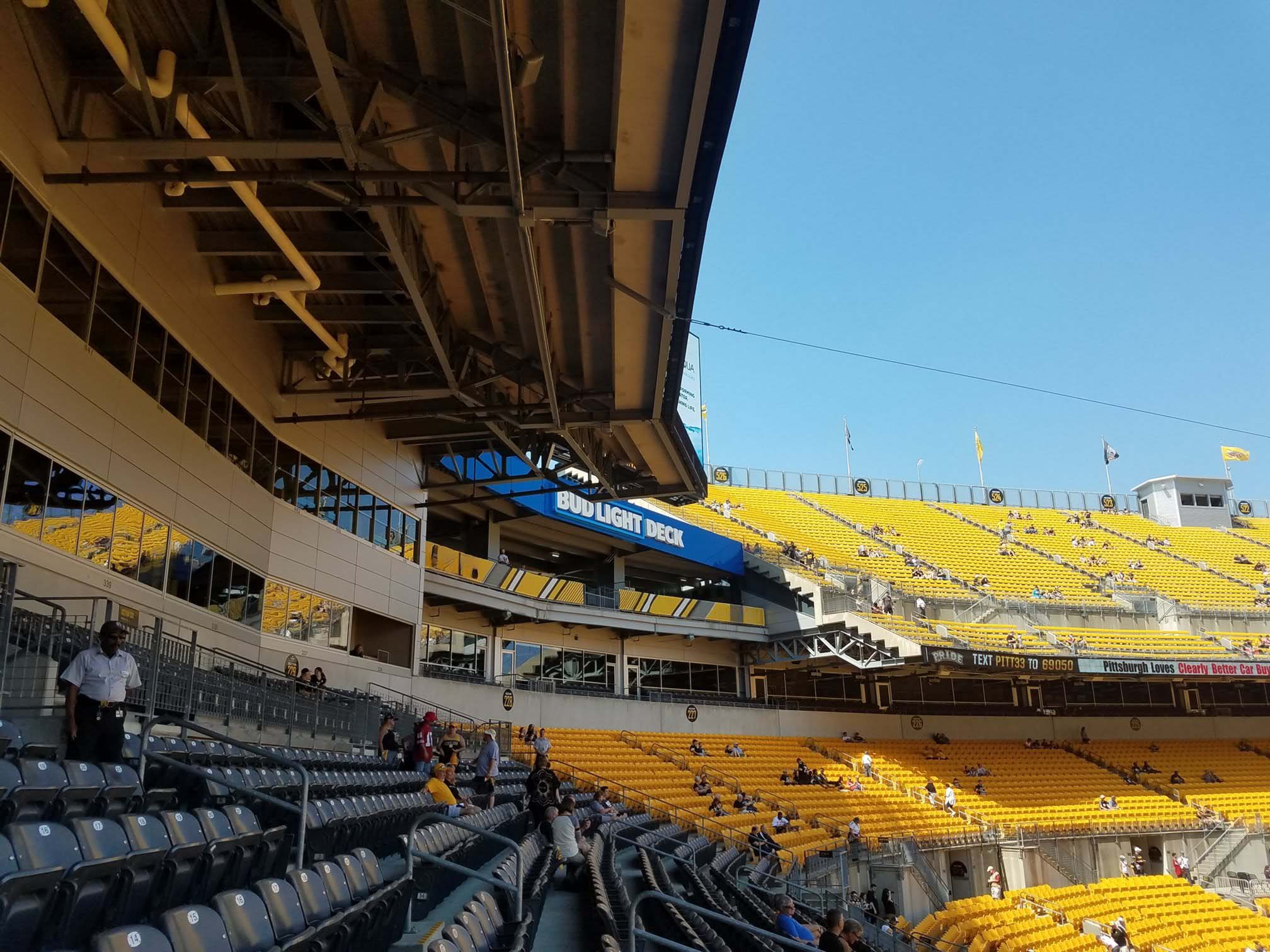 club seats cover at heinz field