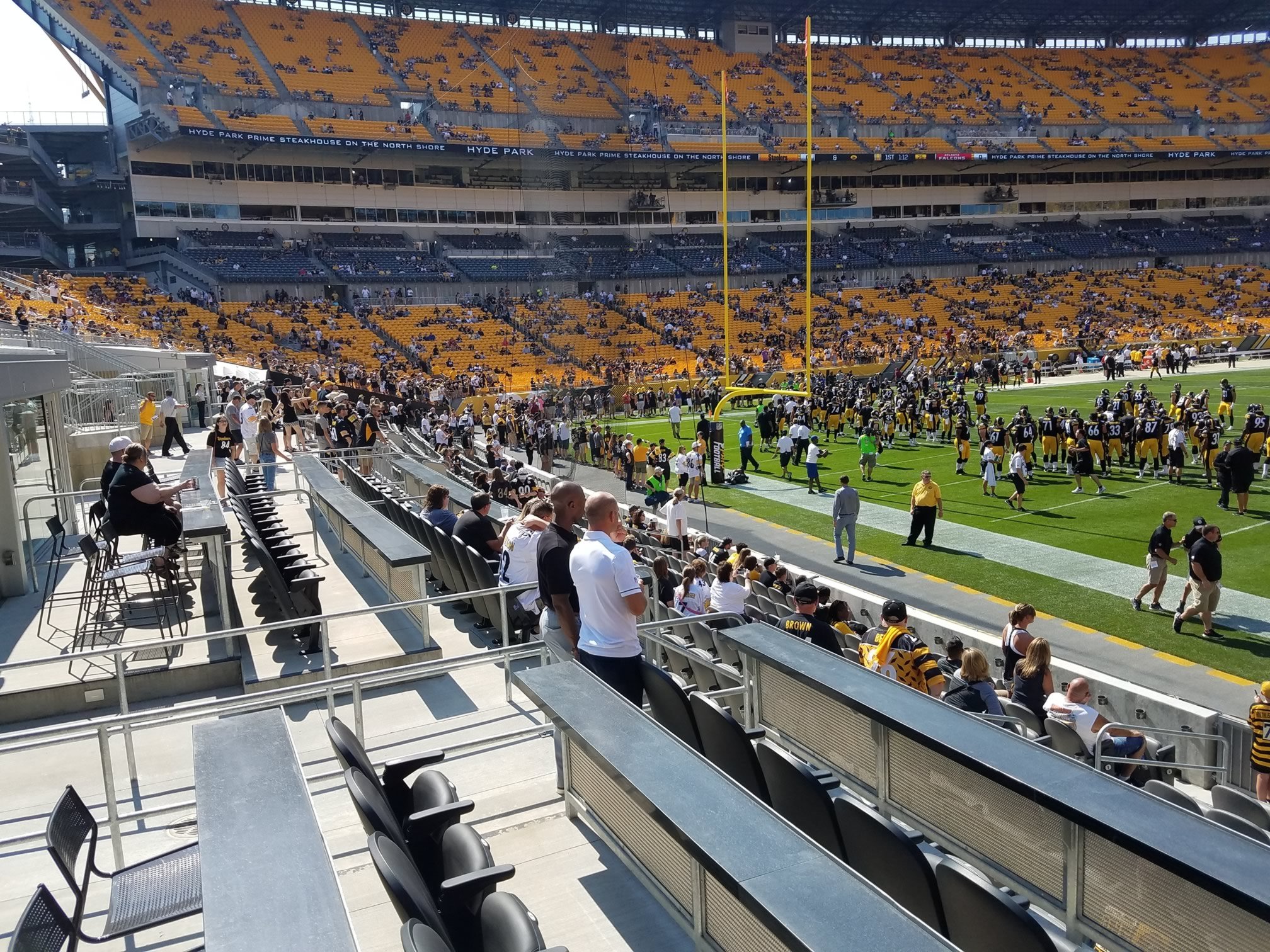 Pittsburgh Steelers Seating Chart Rows