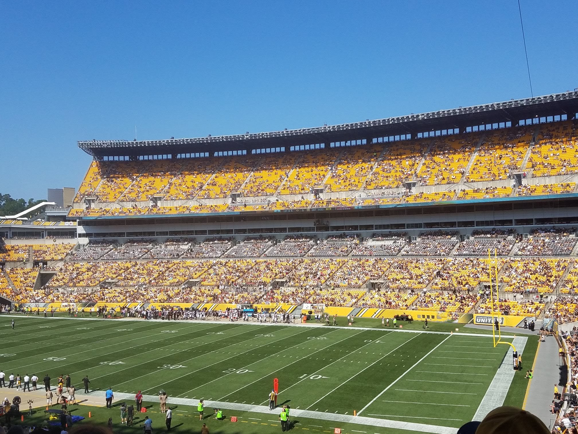 seats in sun at acrisure stadium