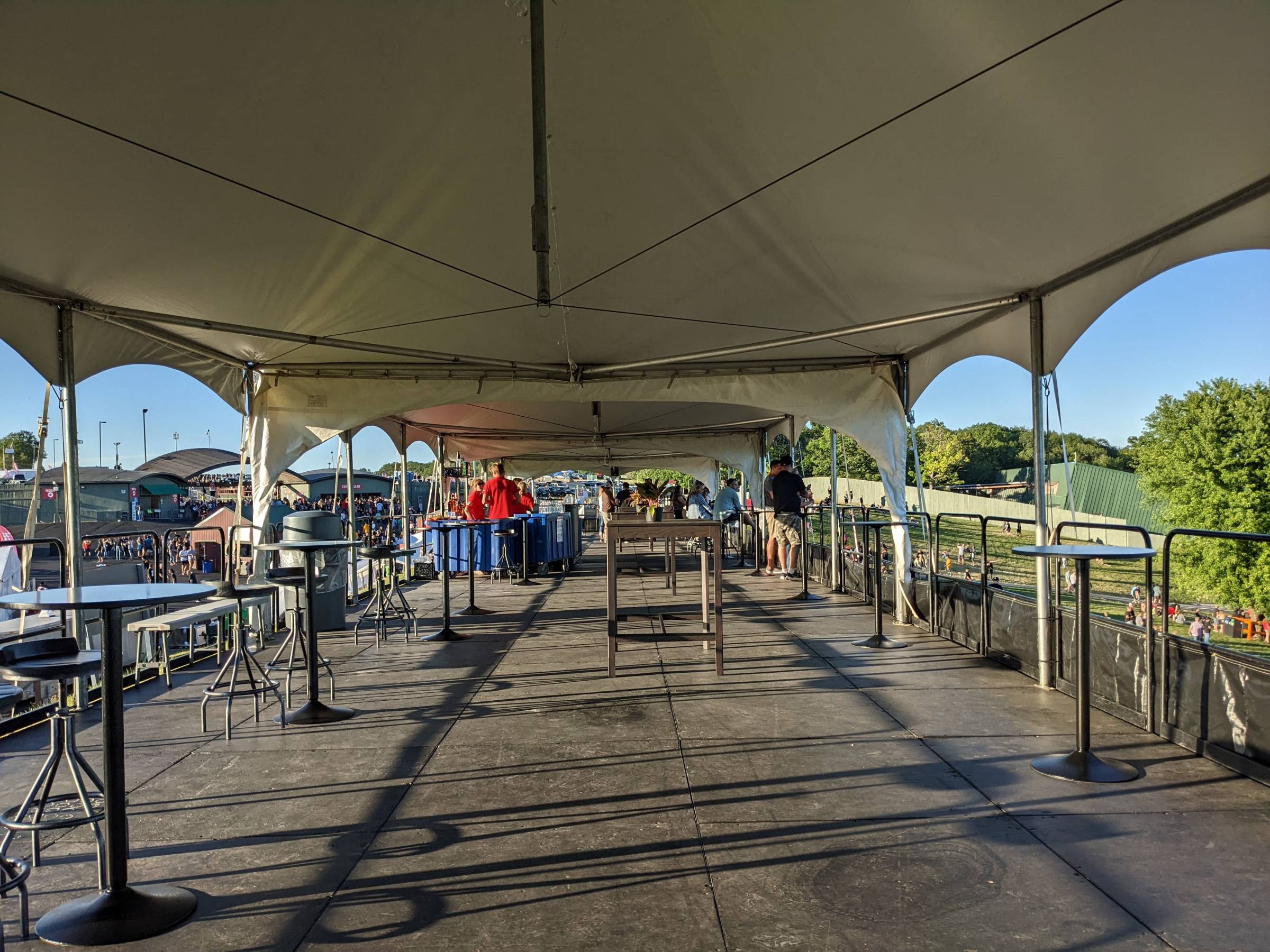 inside hill top deck alpine valley