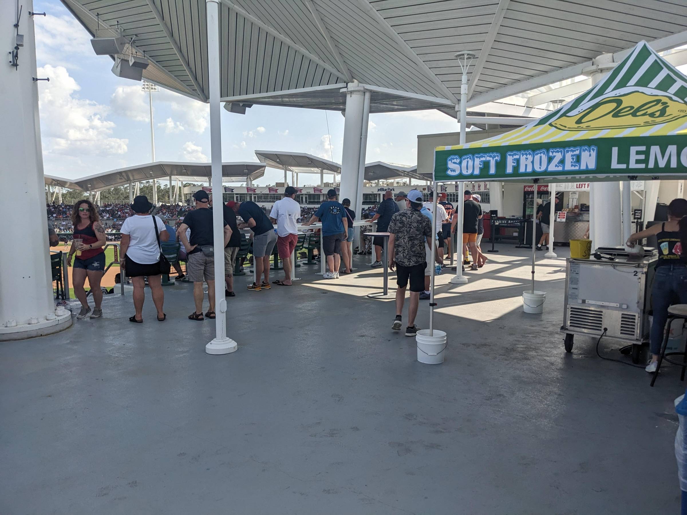 left field deck concourse