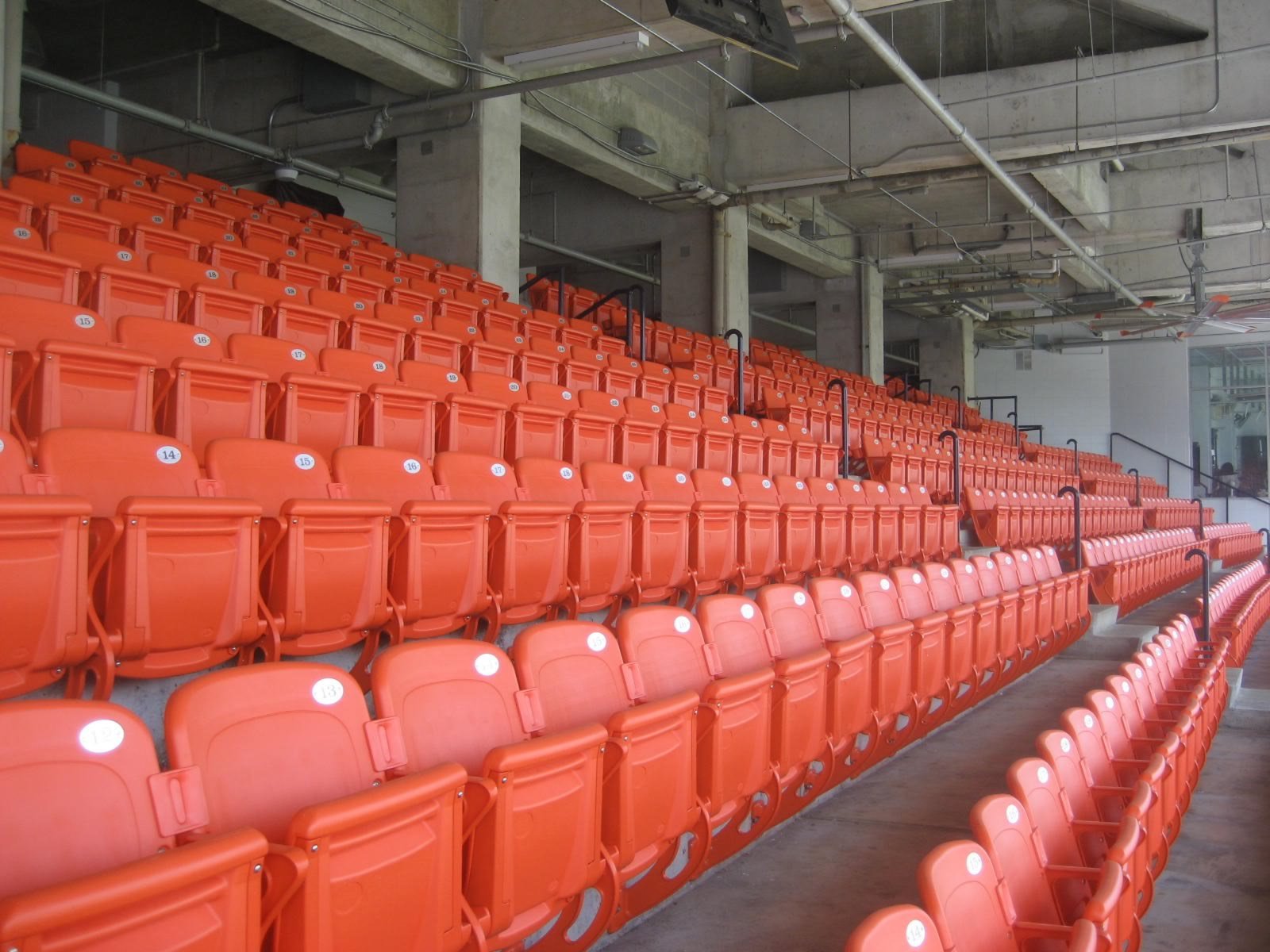 South Club seats at jordan hare stadium