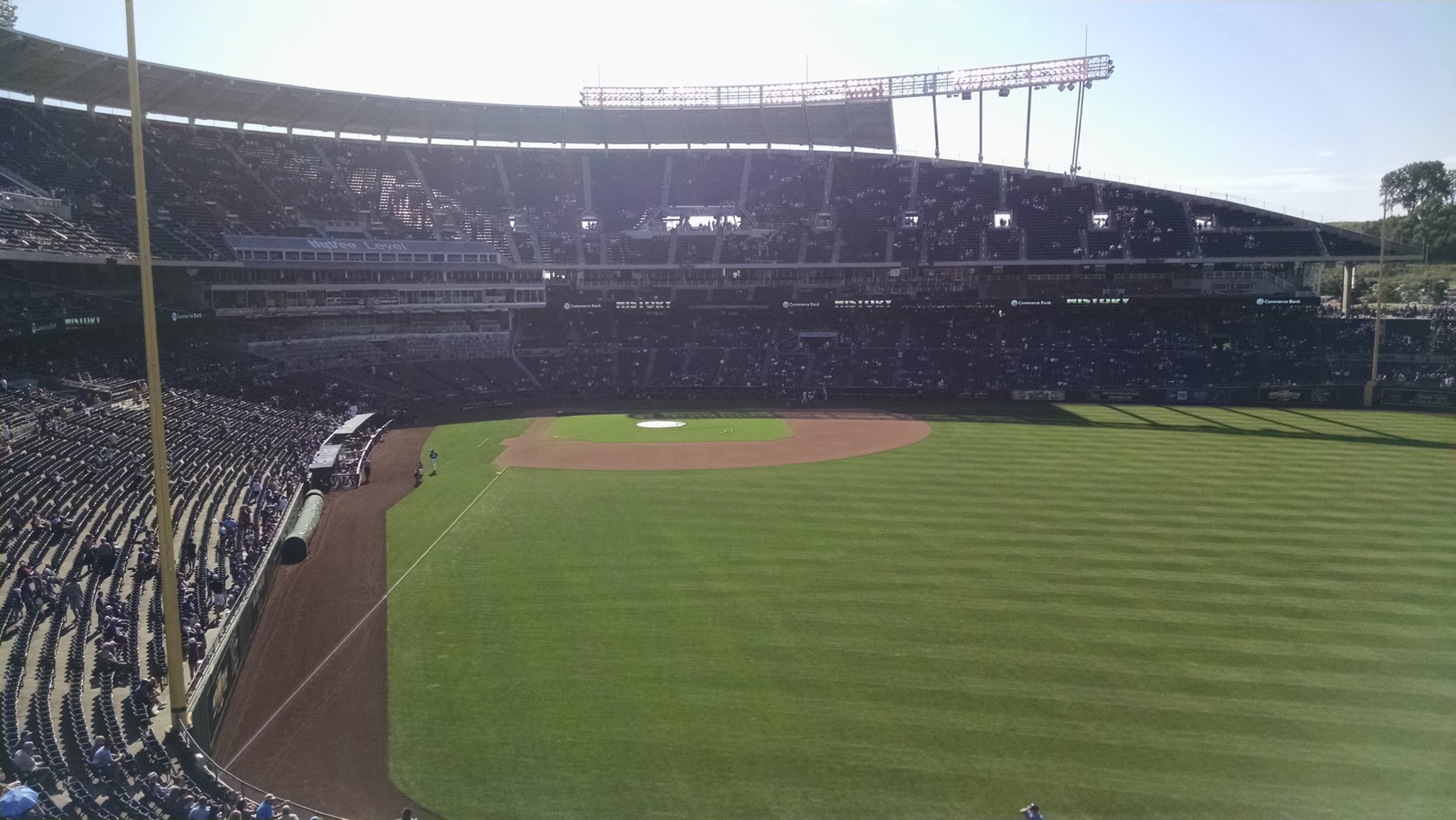 Kauffman Stadium Row Chart