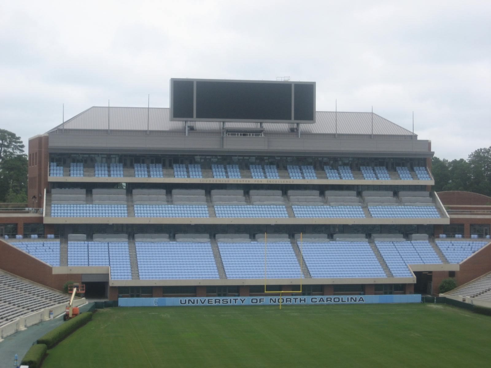 blue zone seating kenan memorial stadium