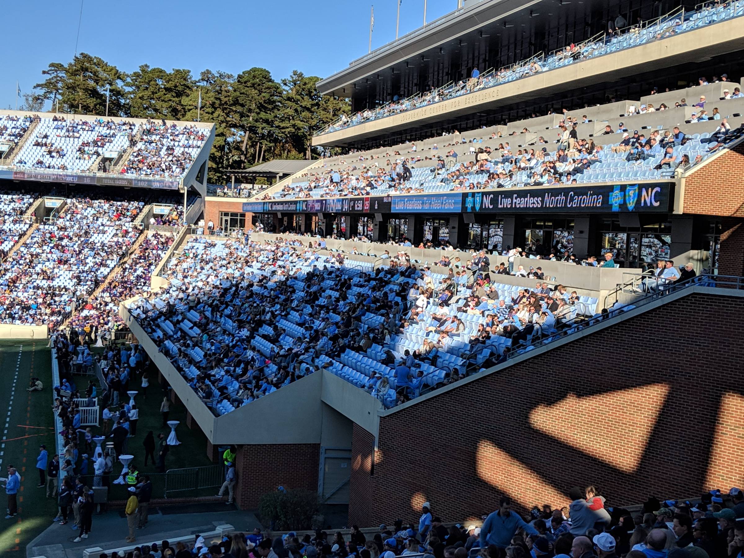 Blue Zone at Keenan Memorial Stadium