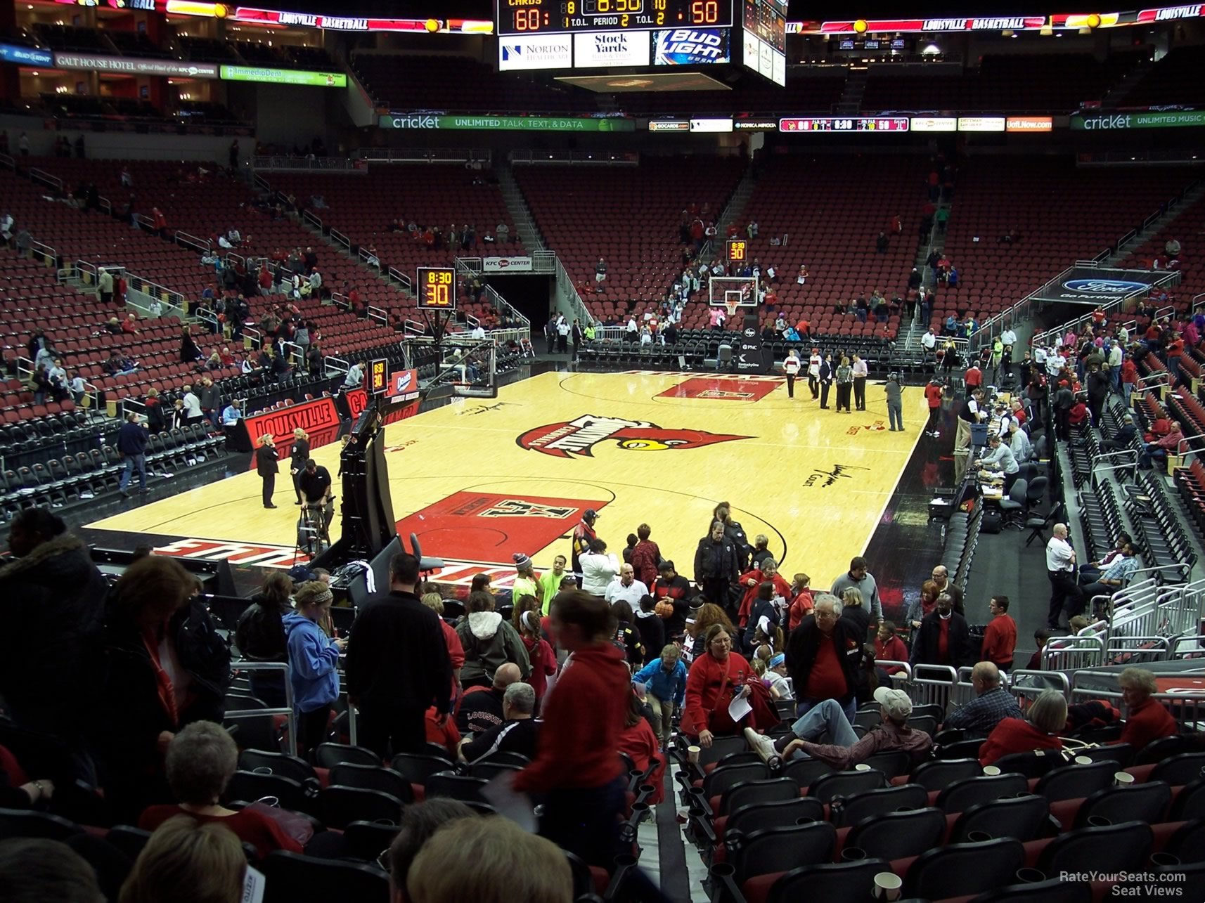 Section 120 at KFC Yum! Center