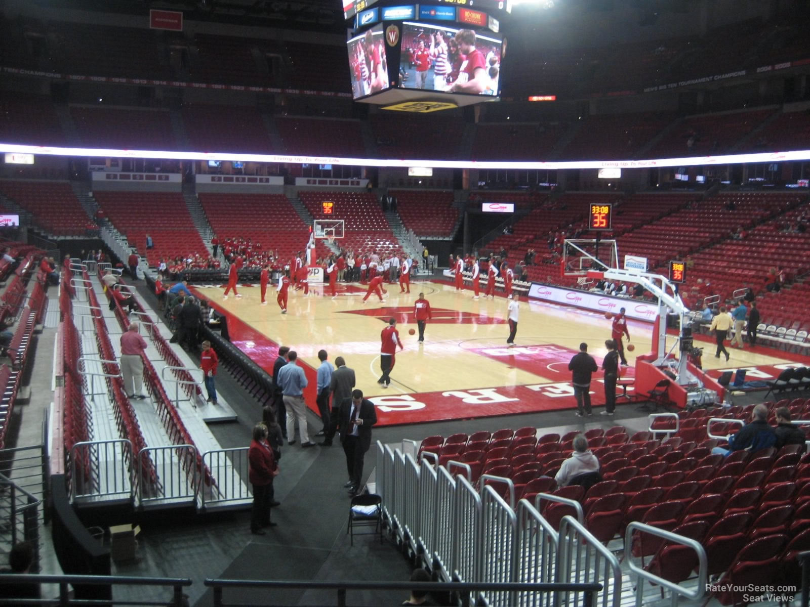 section 103 seat view  - kohl center