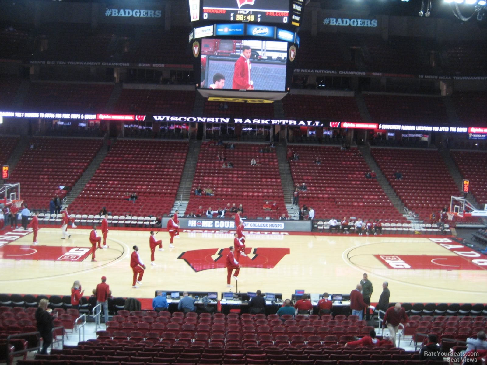 Kohl Center Hockey Seating Chart With Rows