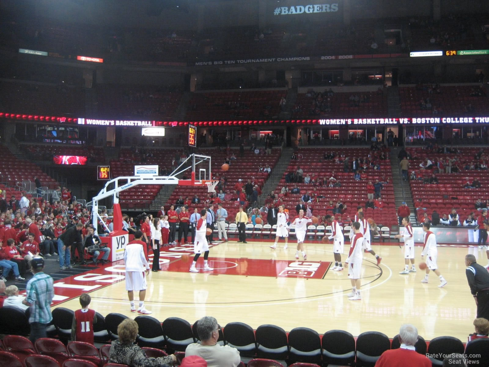 kohl center section 109 rateyourseats com kohl center seating chart with rows