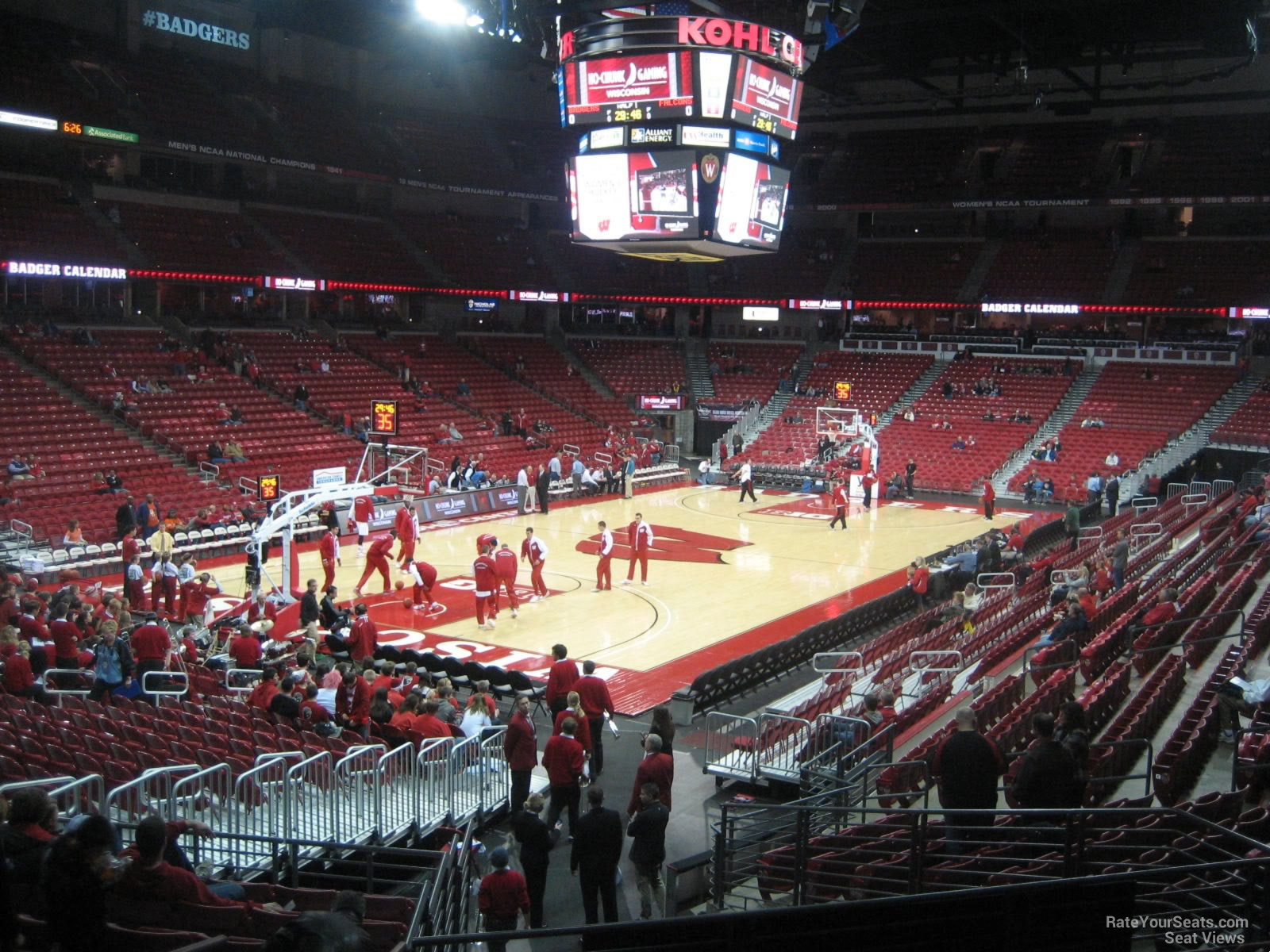 Uw Kohl Center Seating Chart